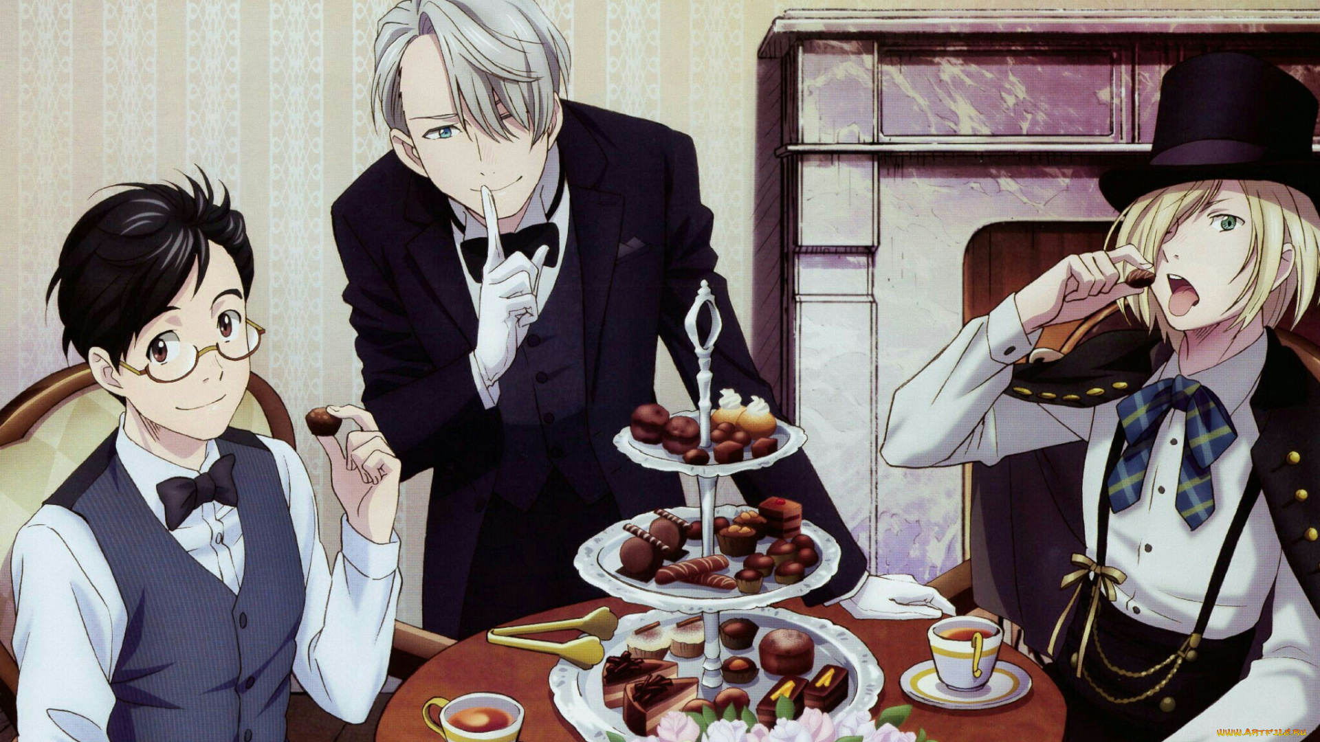 аниме, yuri, on, ice, виктор, юрио, юри