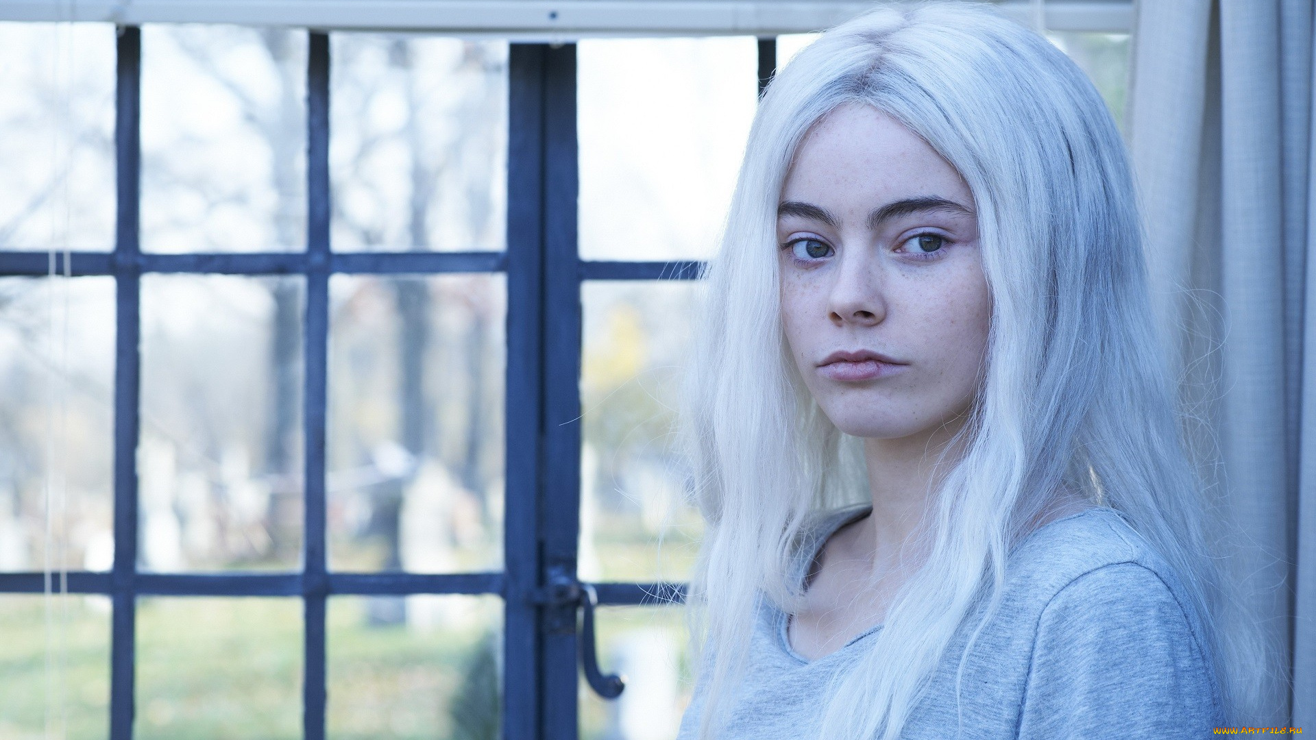 девушки, -unsort, , блондинки, freya, tingley, блондинка, веснушки, окно