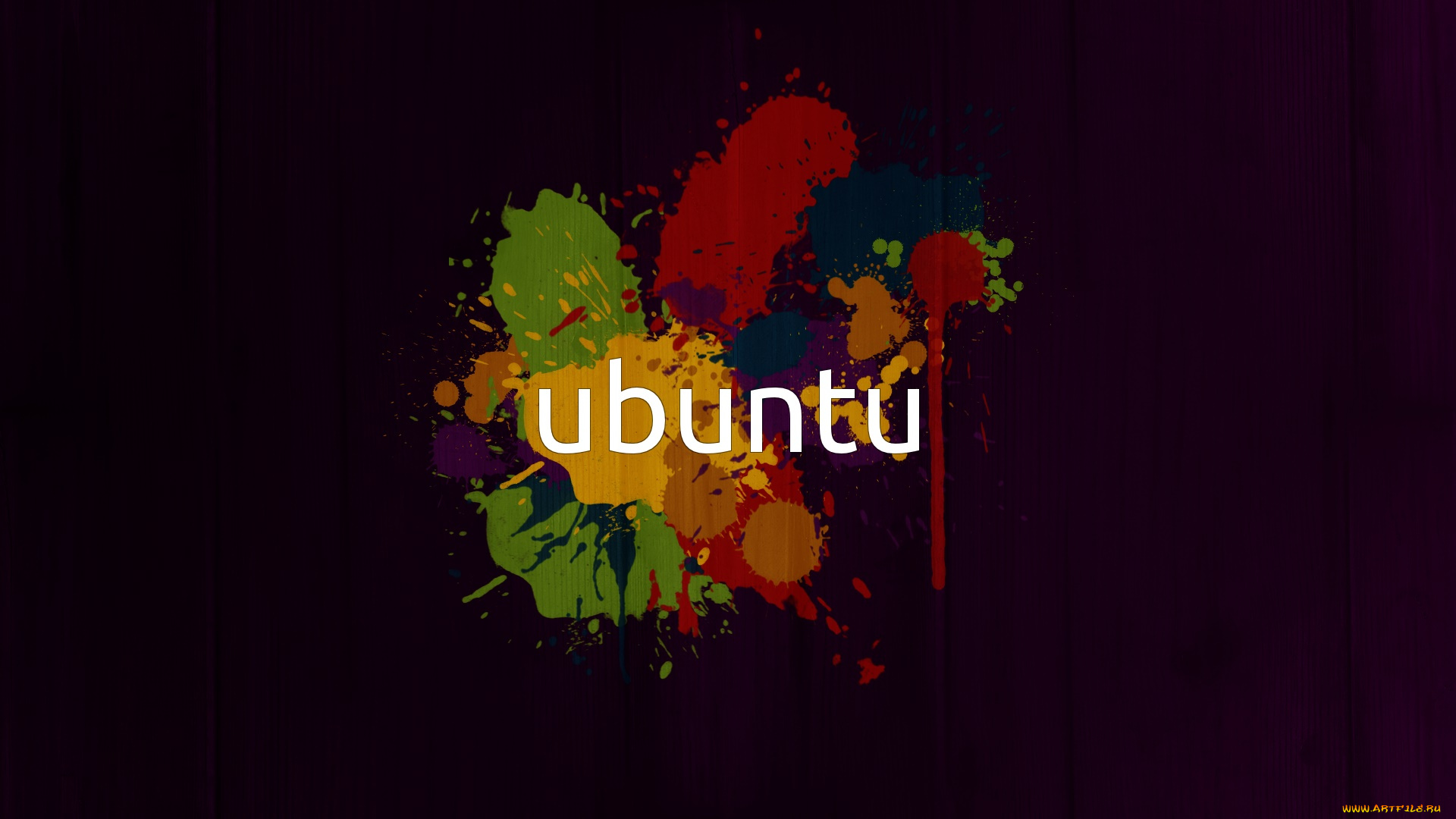 компьютеры, ubuntu, linux, фон, логотип