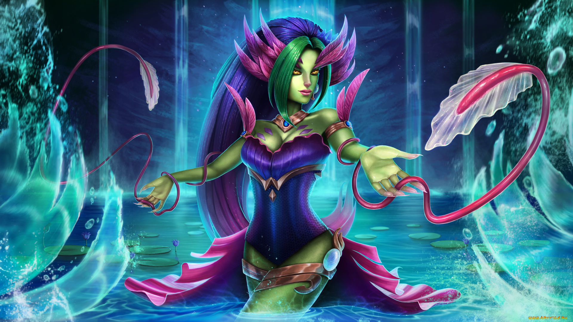 league, of, legends, видео, игры, персонаж, zyra