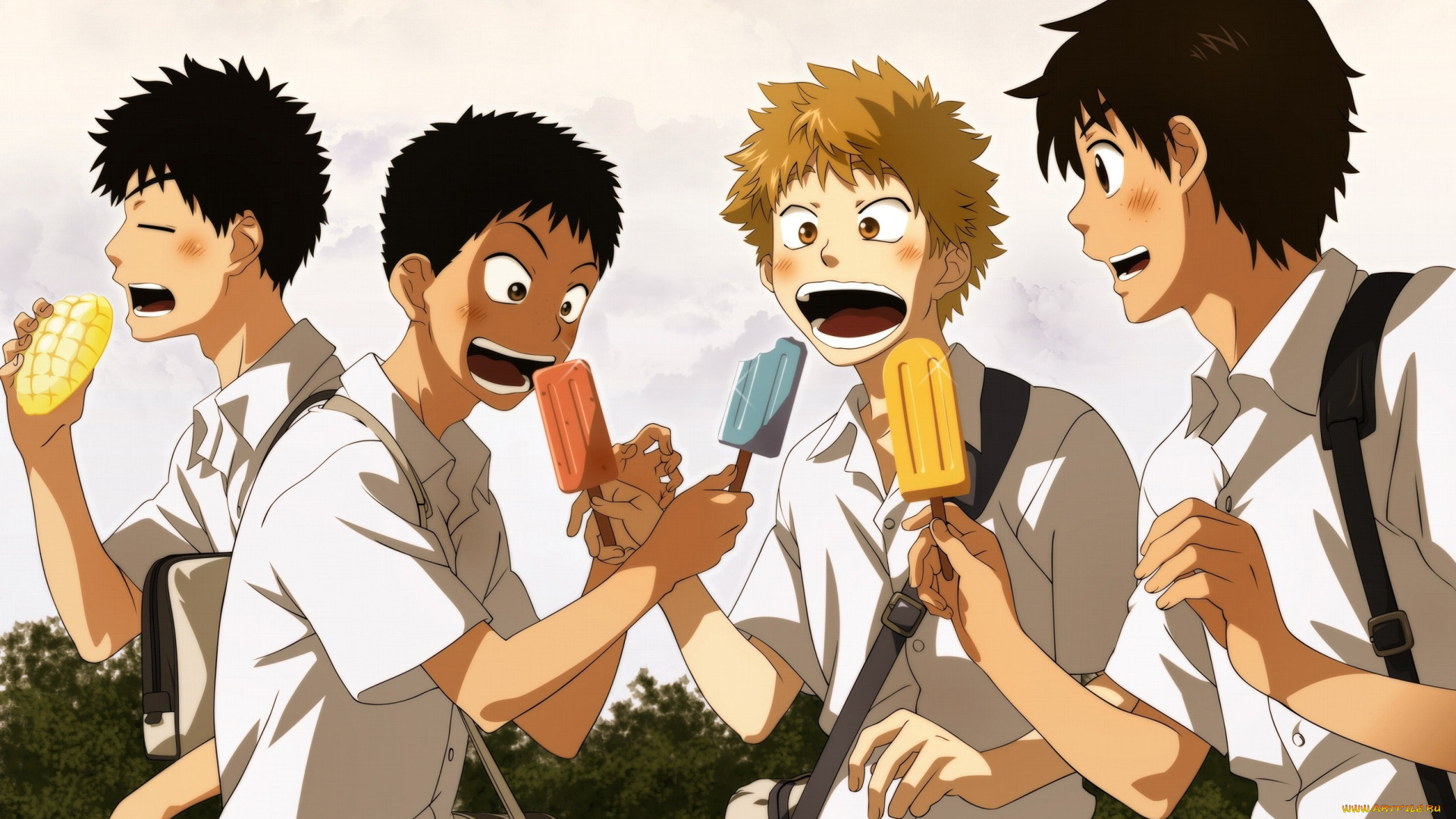 ookiku, furikabutte, аниме, персонажи