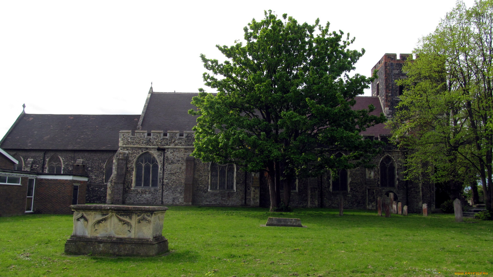 st, botophs, church, northfleet, kent, uk, города, -, католические, соборы, , костелы, , аббатства, st, botophs, church