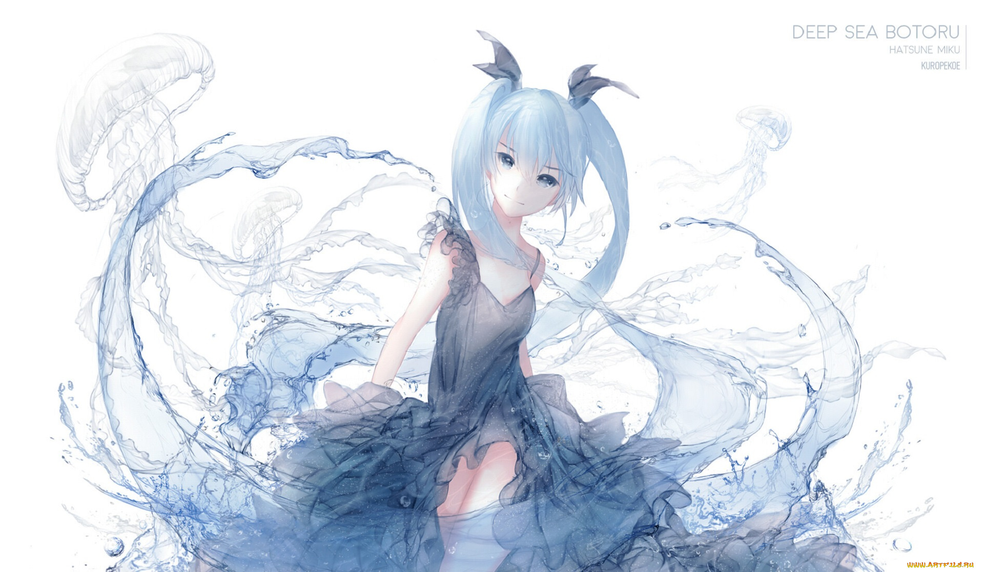 аниме, vocaloid, hatsune, miku