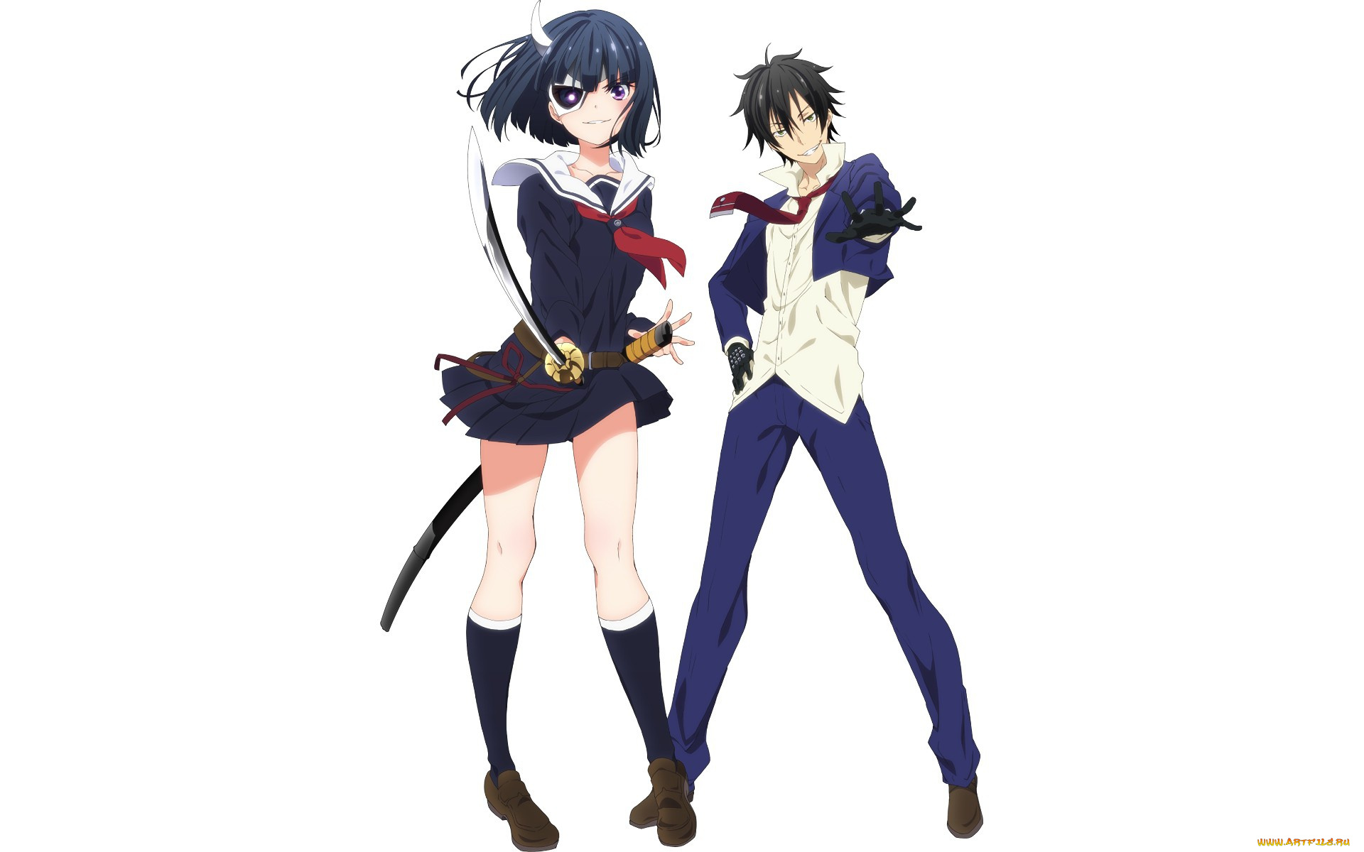 аниме, busou, shoujo, machiavellianism, girl, sword, anime, katana, boy, ken, blade, mask, gloves, seifuku, armed, girl's, machiavellism, busou, shoujo, machiavellianism