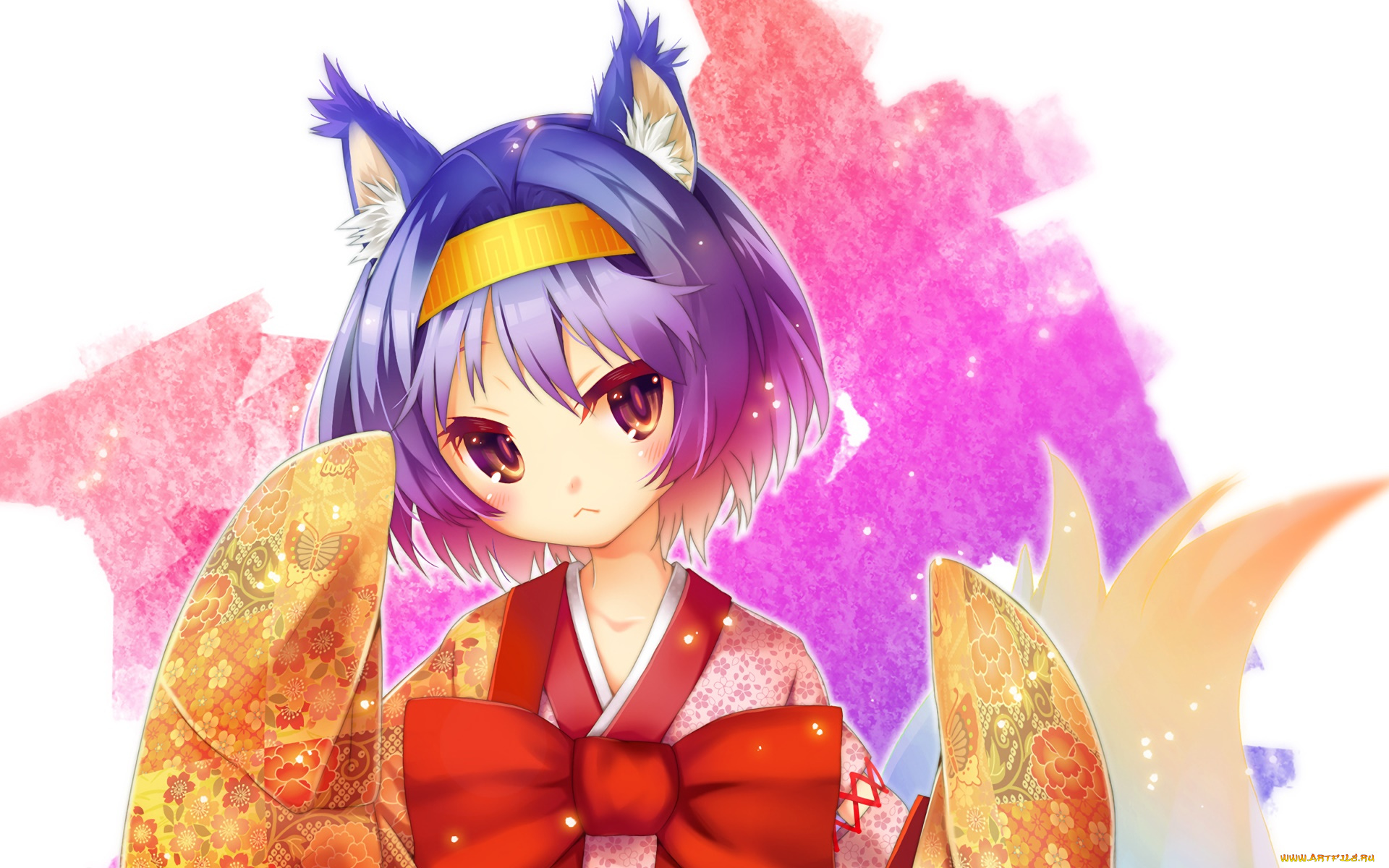 аниме, no, game, no, life, взгляд, фон, девушка