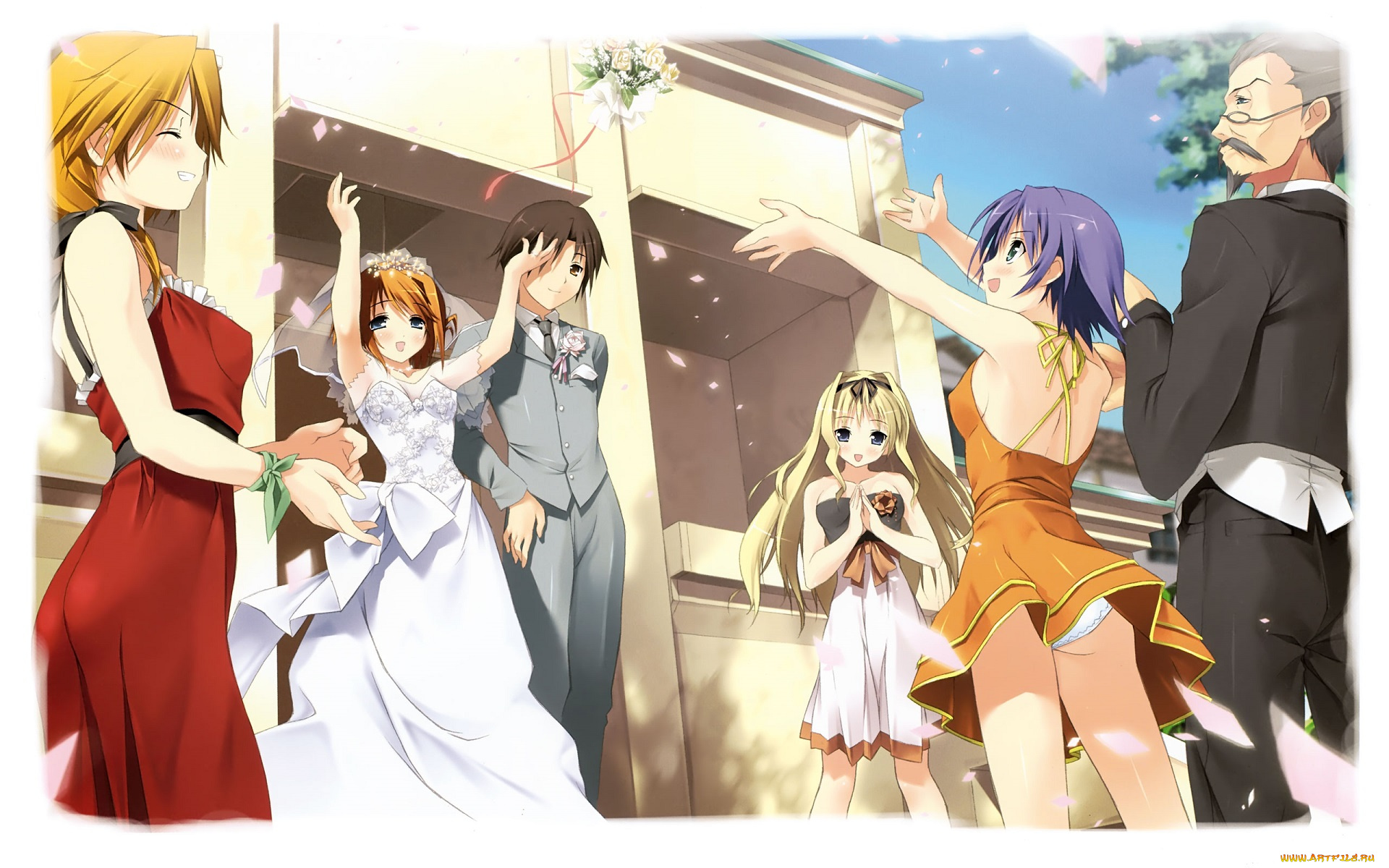 аниме, unknown, , другое, свадьба