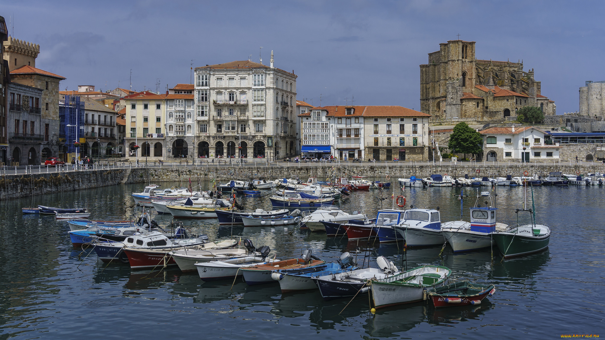 корабли, разные, вместе, гавань