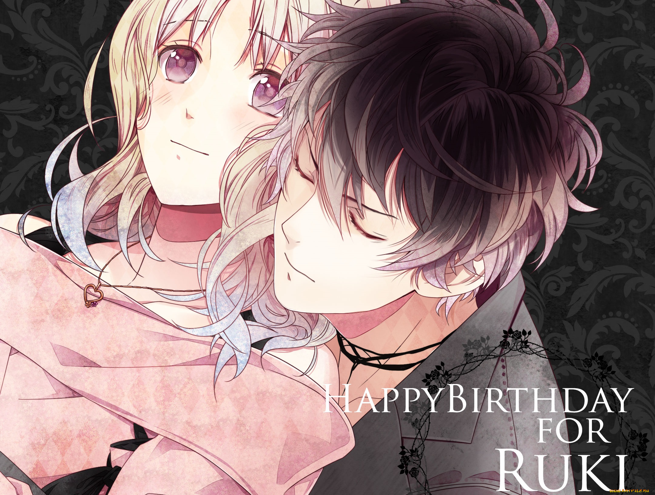 аниме, diabolik, lovers, пара