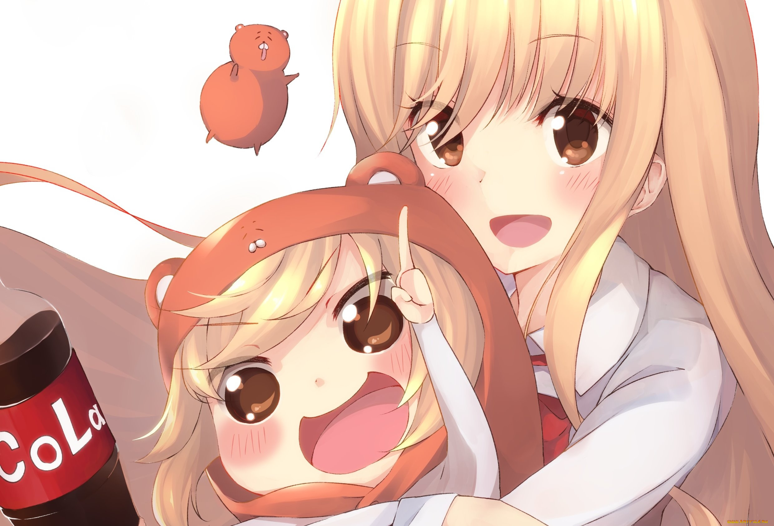 аниме, himouto, umaru-chan, фон, взгляд, девушки