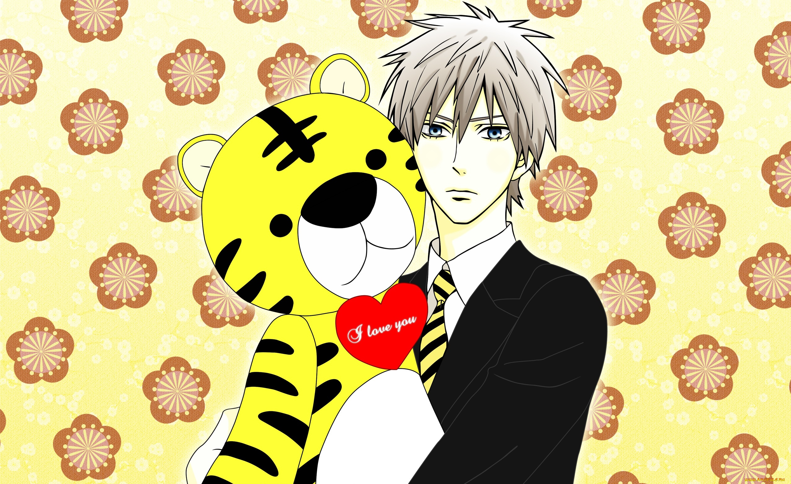 аниме, unknown, , другое, парень, фон, взгляд