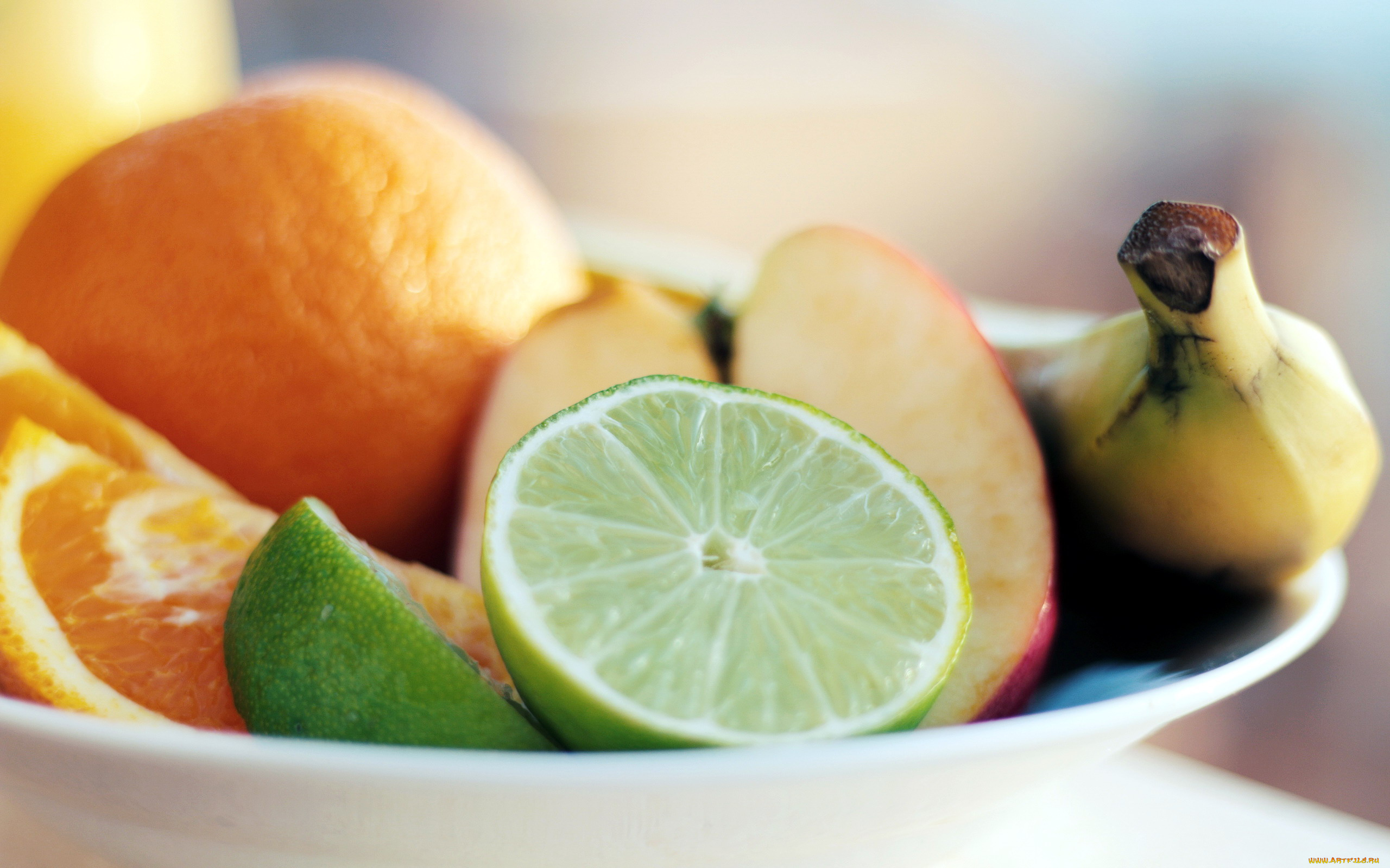 еда, фрукты, , ягоды, лайм, апельсин, банан, яблоко