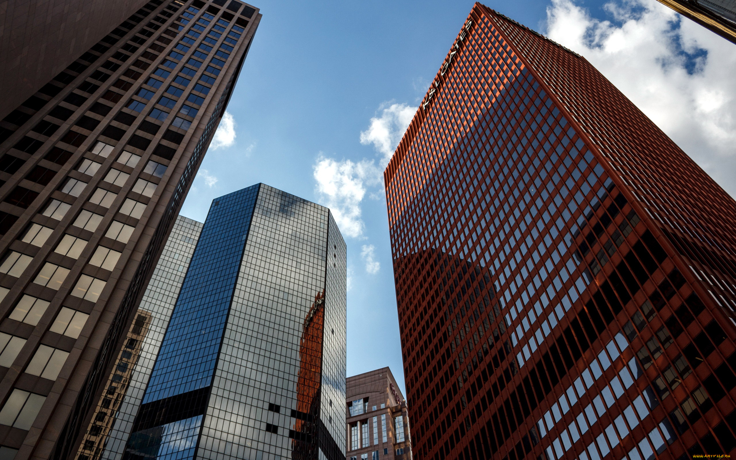 города, -, здания, , дома, небоскребы