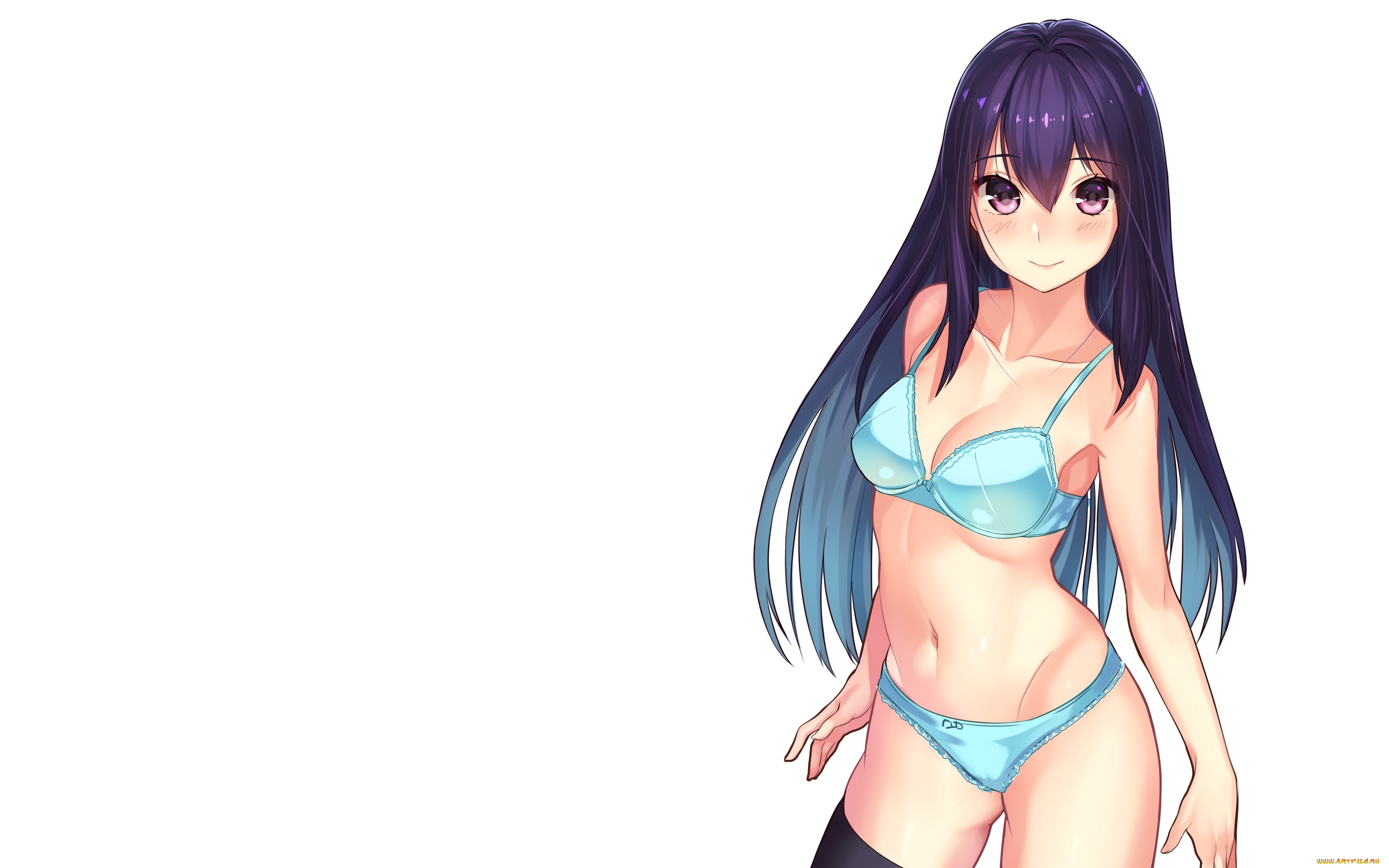 аниме, unknown, , другое, фон, взгляд, девушка