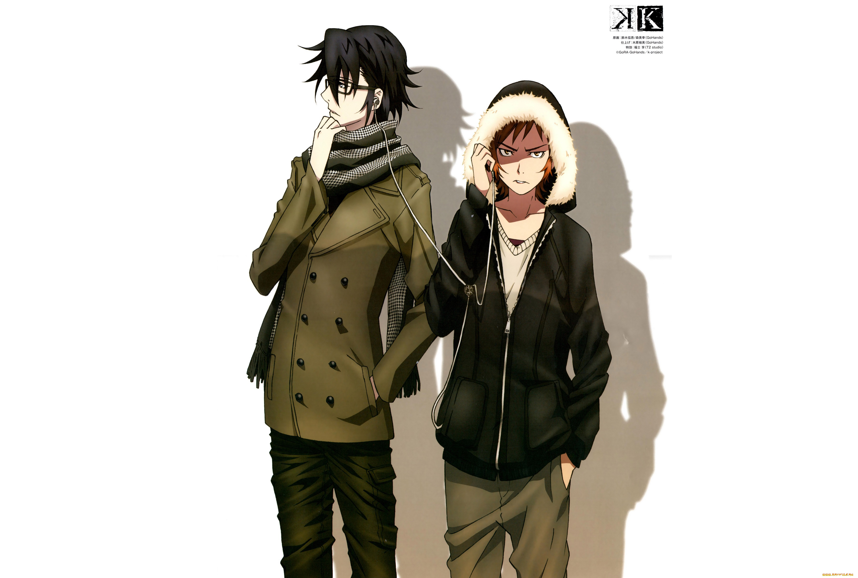 аниме, k, project, парни