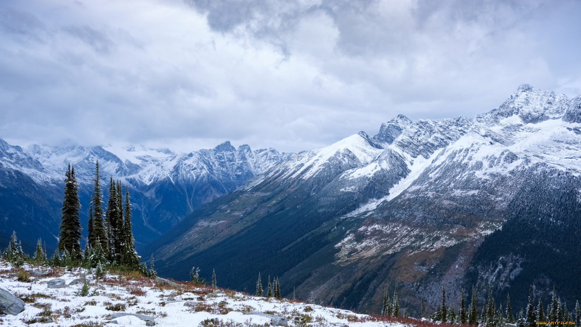 природа, горы, простор