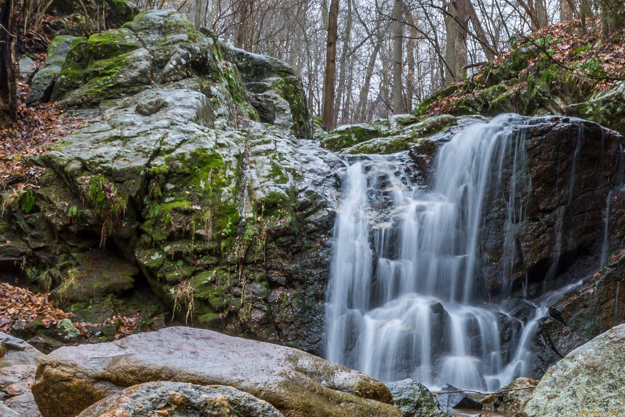 природа, водопады, простор