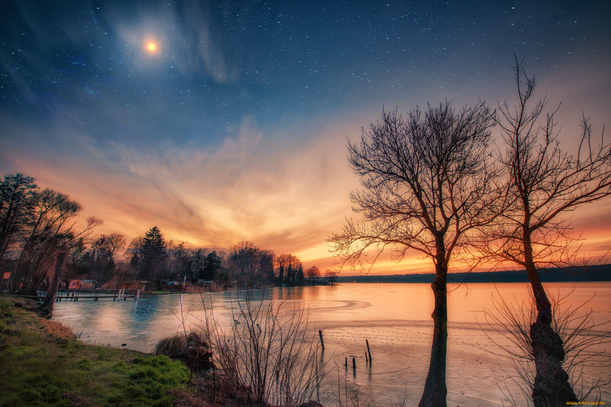 природа, реки, озера, простор