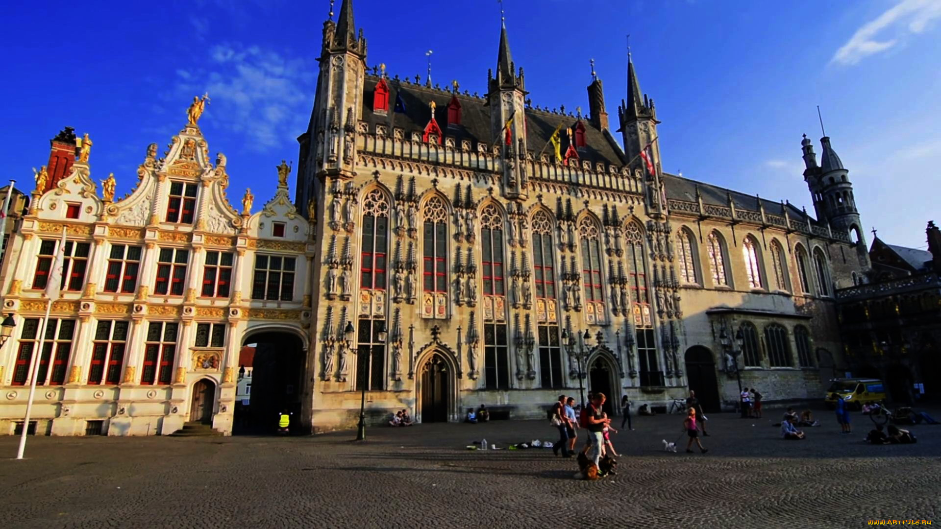 city, hall, of, bruges, города, брюгге, , бельгия, city, hall, of, bruges