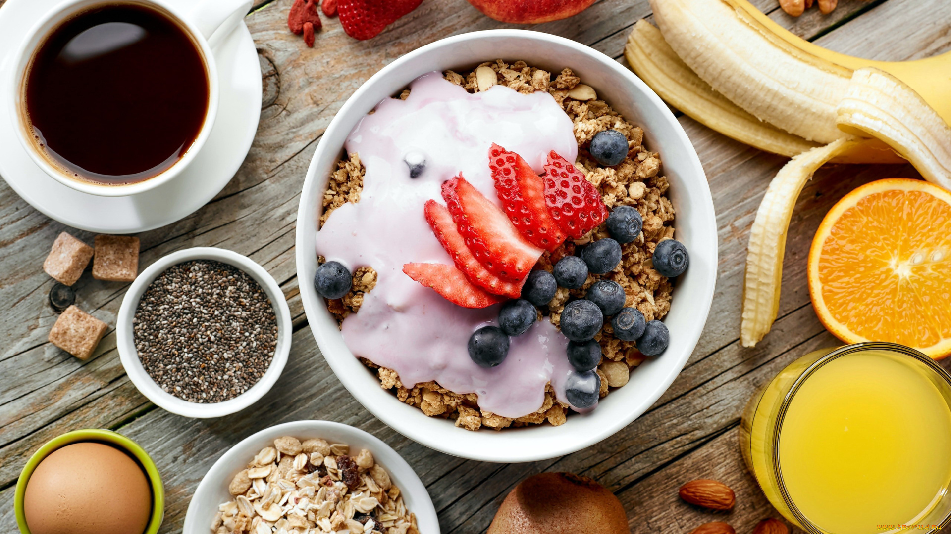 еда, мюсли, , хлопья, завтрак, яблоко, банан, хлопья