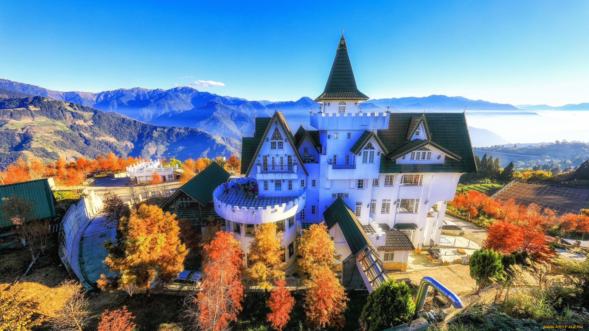 города, -, панорамы, простор