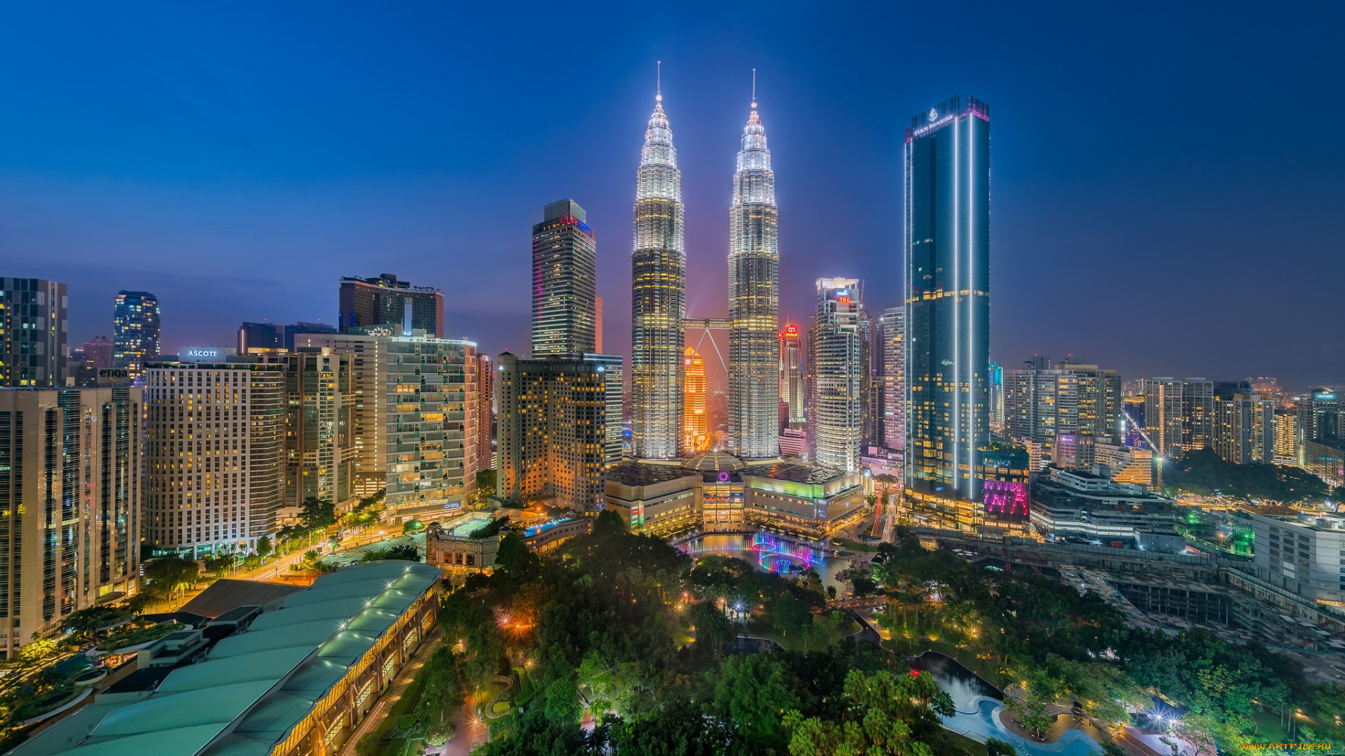 города, куала-лумпур, , малайзия, простор