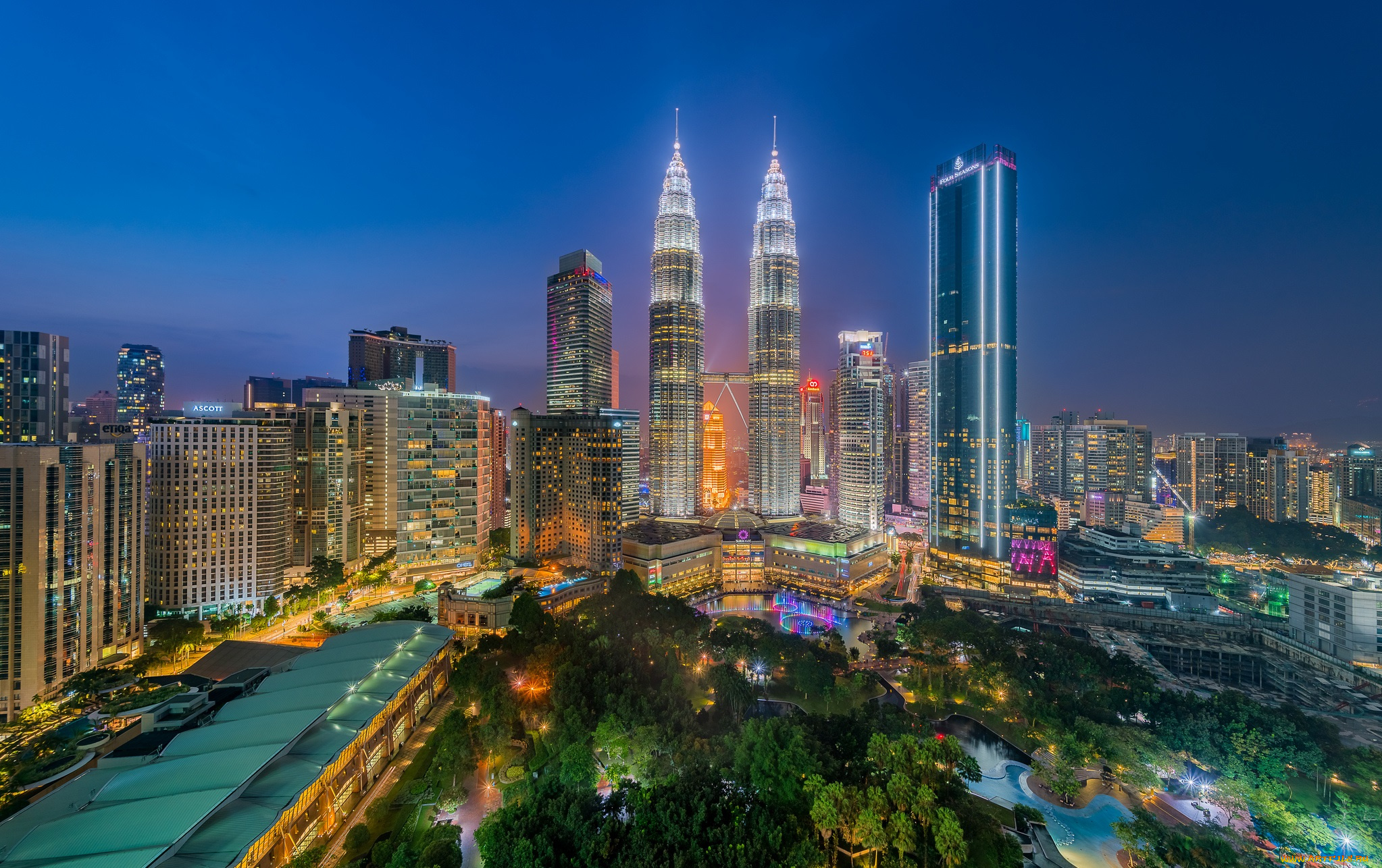 города, куала-лумпур, , малайзия, простор