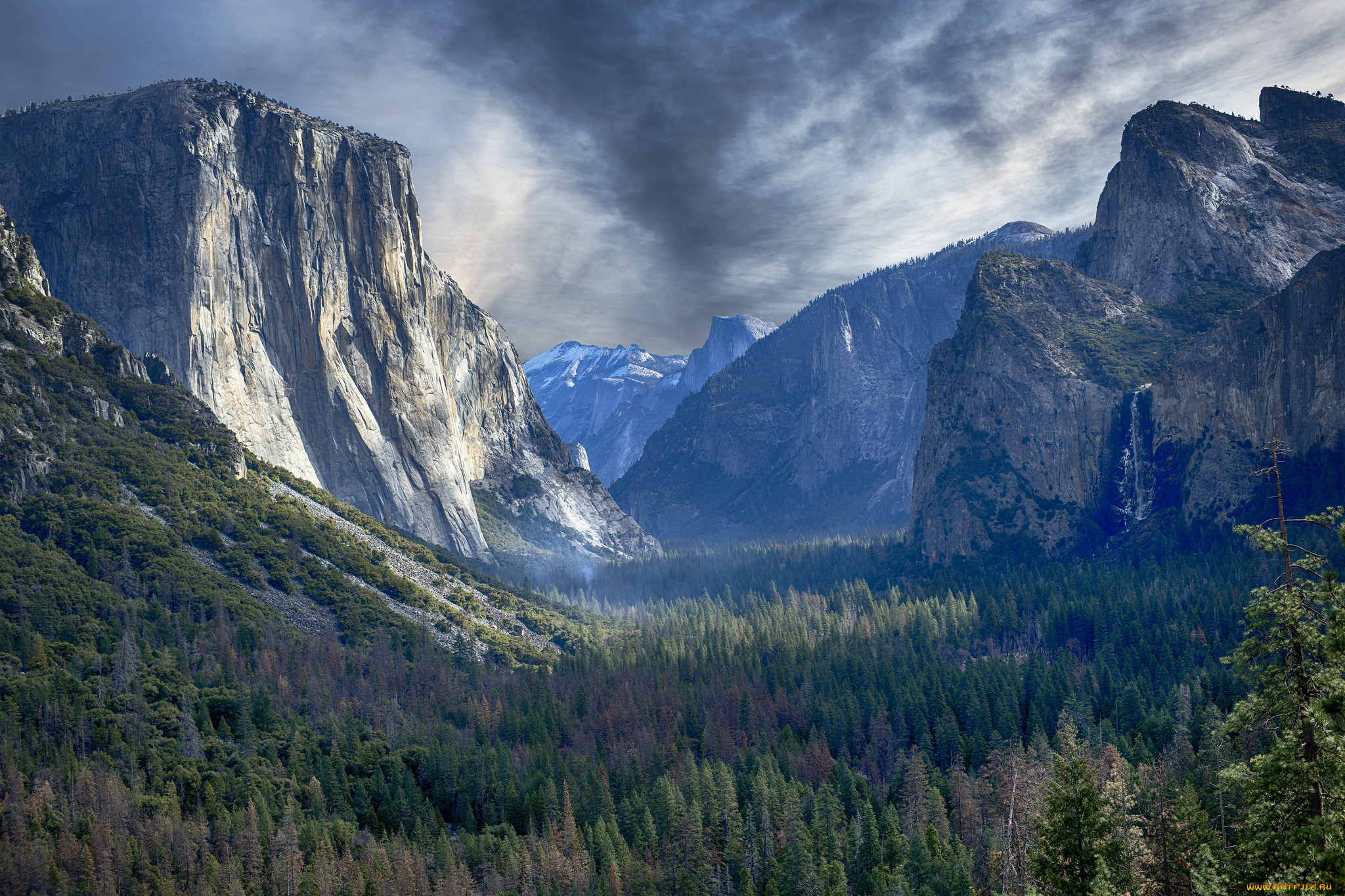 природа, горы, простор