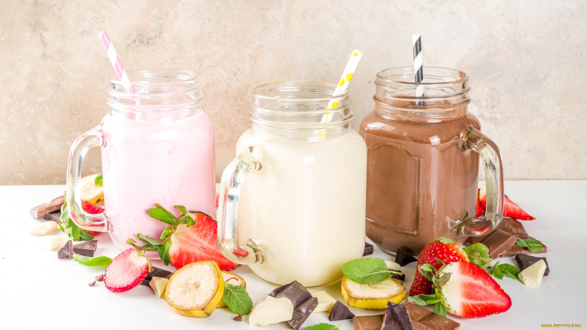 еда, напитки, , коктейль, ягоды, баночки, фрукты, смузи