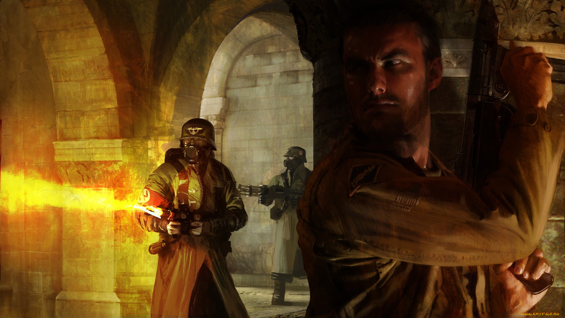 видео, игры, return, to, castle, wolfenstein, return, to, castle, wolfenstein