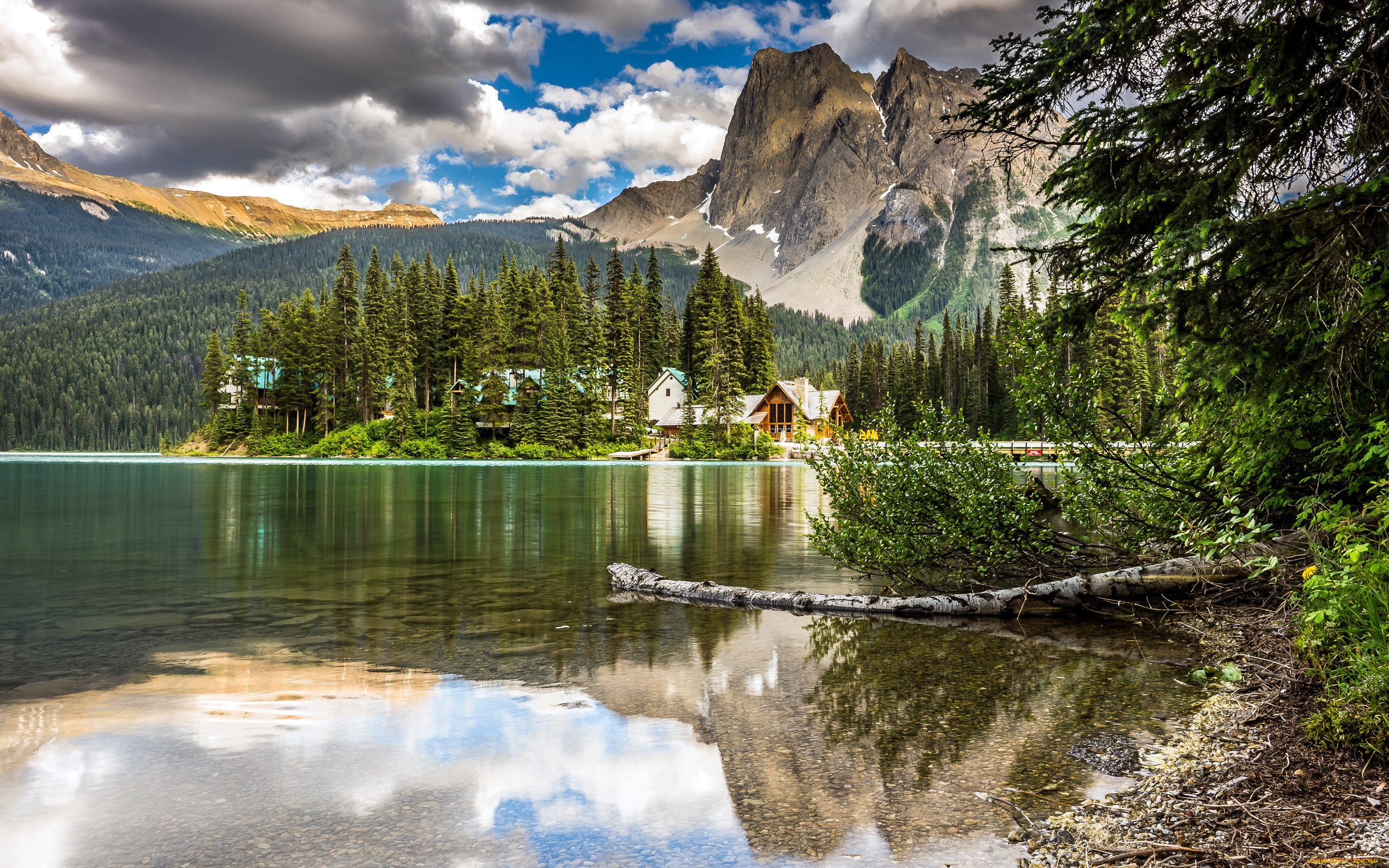 природа, реки, озера, горы, река, отражение