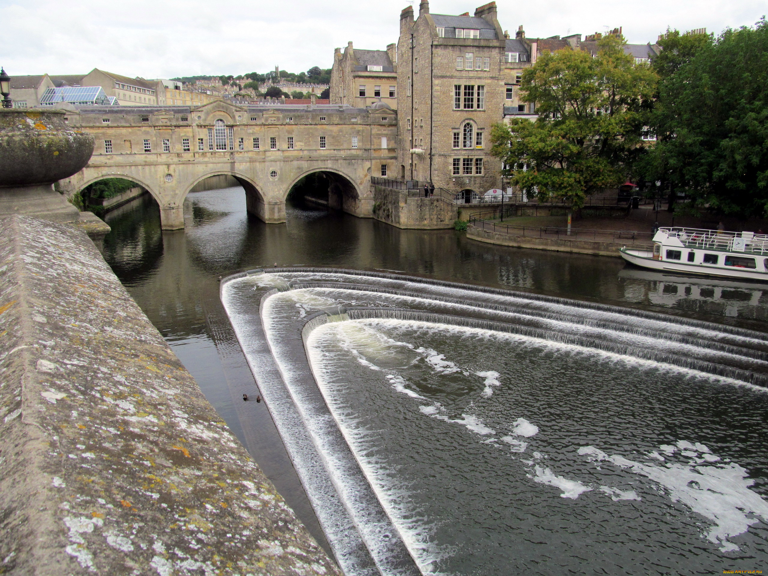 pulteney, bridge, bath, somerset, uk, города, бат, , великобритания, pulteney, bridge