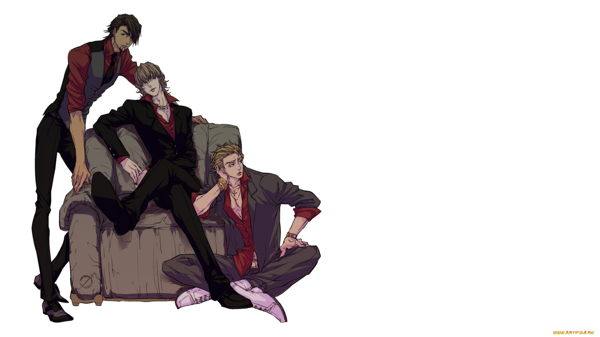 аниме, tiger, and, bunny, тигр, и, кролик