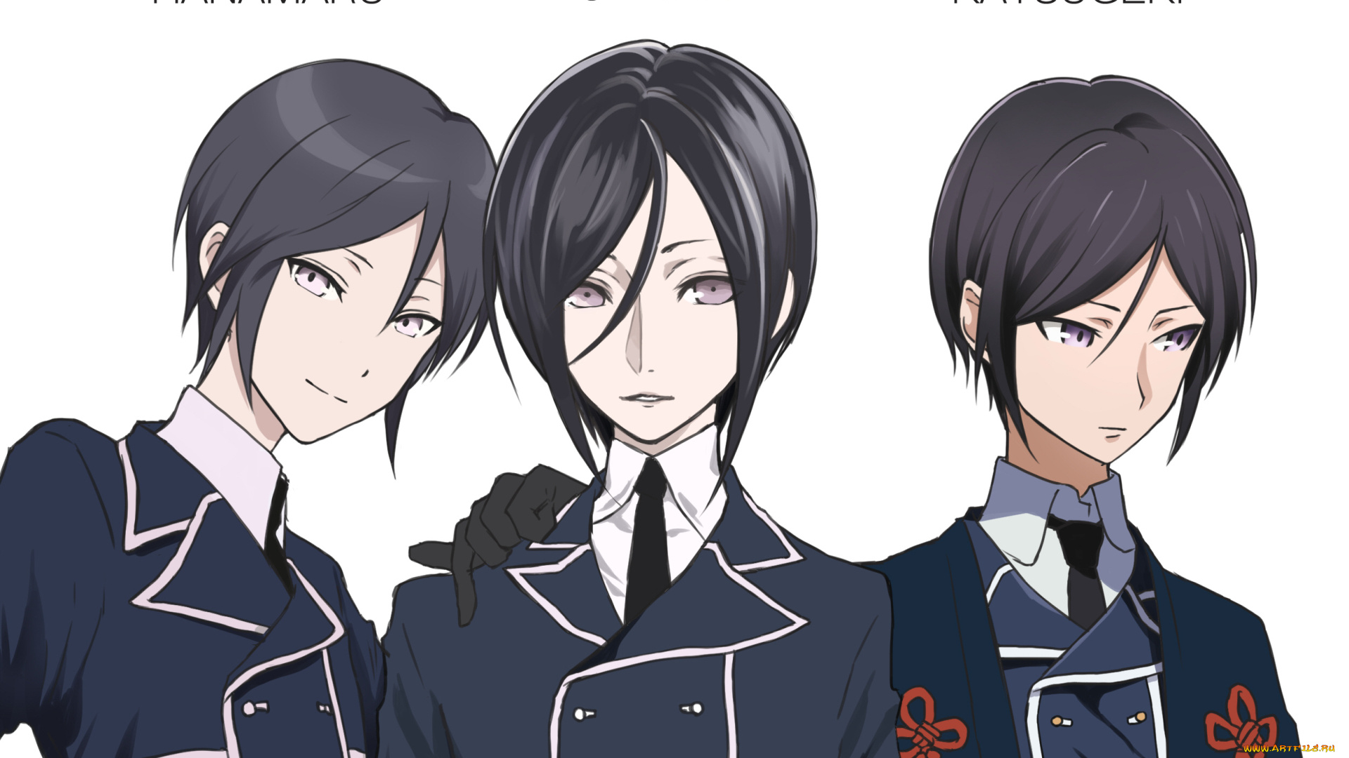 аниме, touken, ranbu, yagen, toushirou