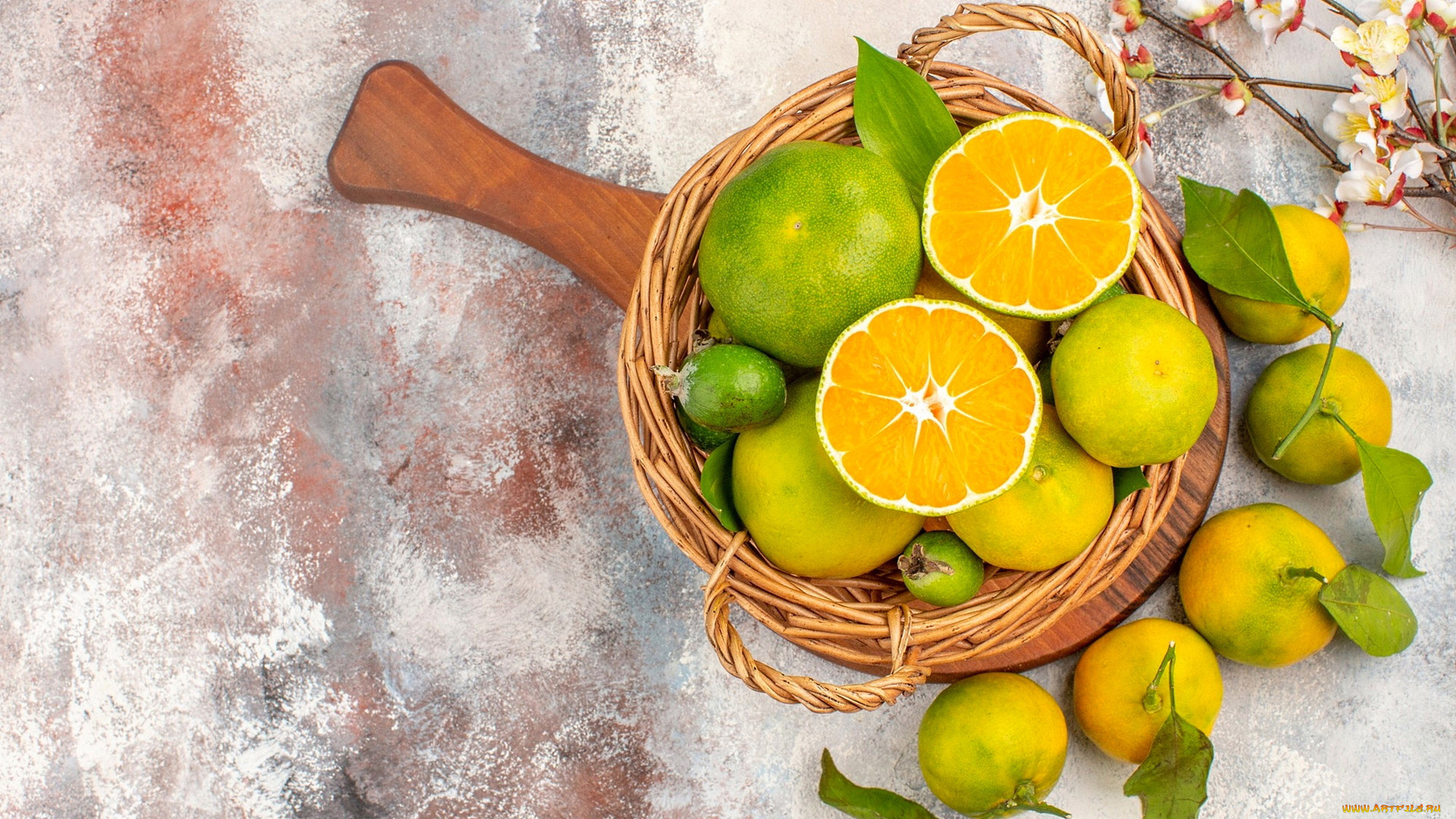 еда, цитрусы, лимон, лайм, апельсин