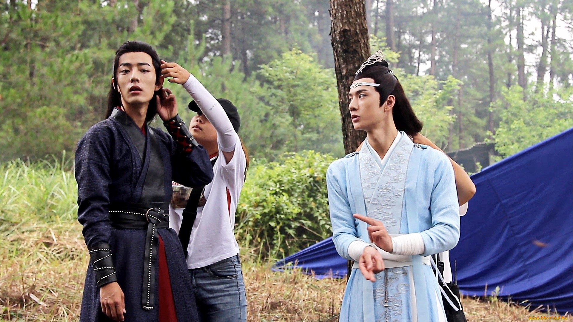 разное, знаменитости, ван, ибо, сяо, чжань, костюмы, съемки