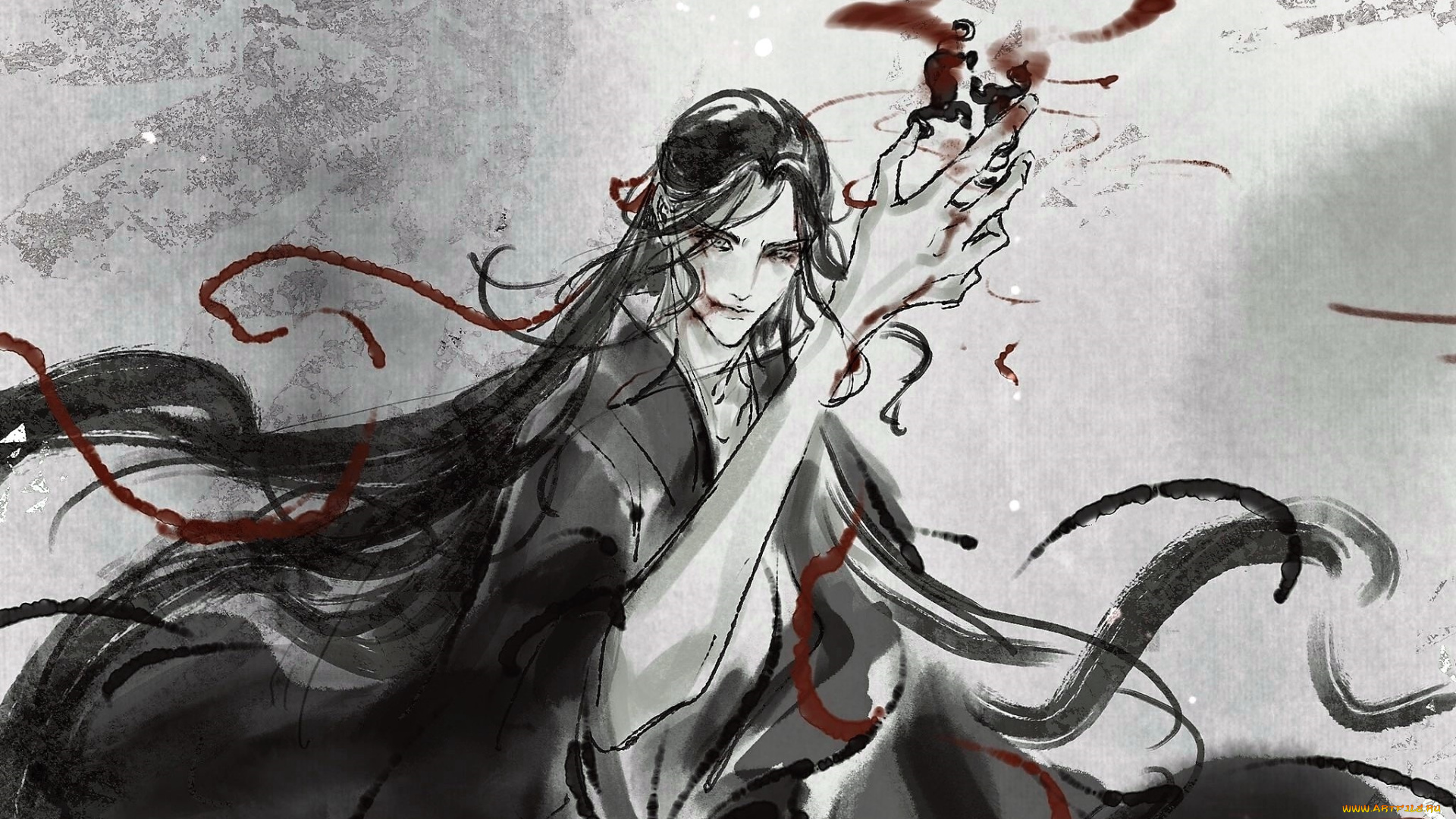 аниме, mo, dao, zu, shi, вэй, усянь, магия