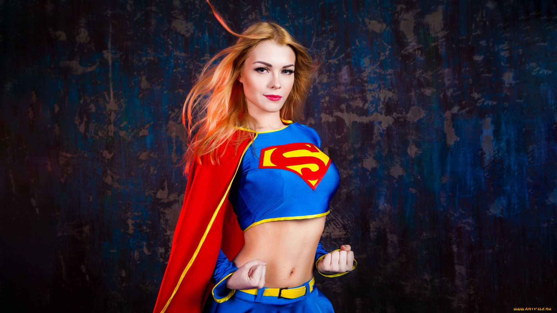девушки, -, креатив, , косплей, supergirl, ирина, пирожникова