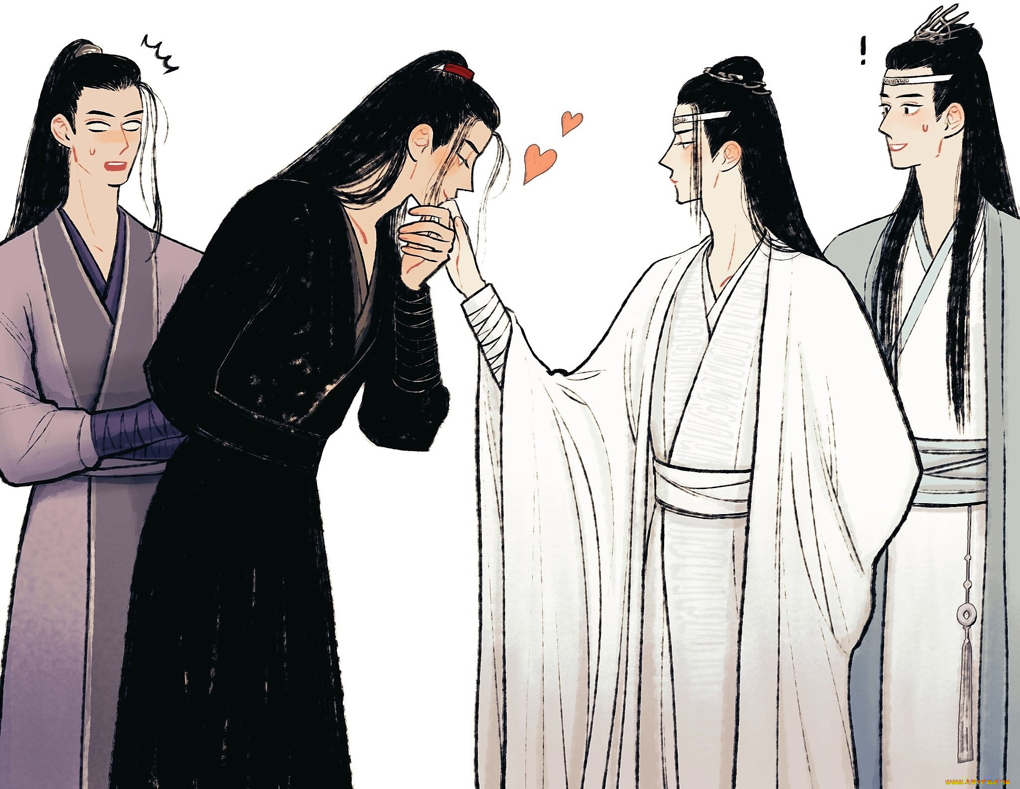 аниме, mo, dao, zu, shi, вэй, усянь, лань, ванцзи, сичэнь, цзян, чэн