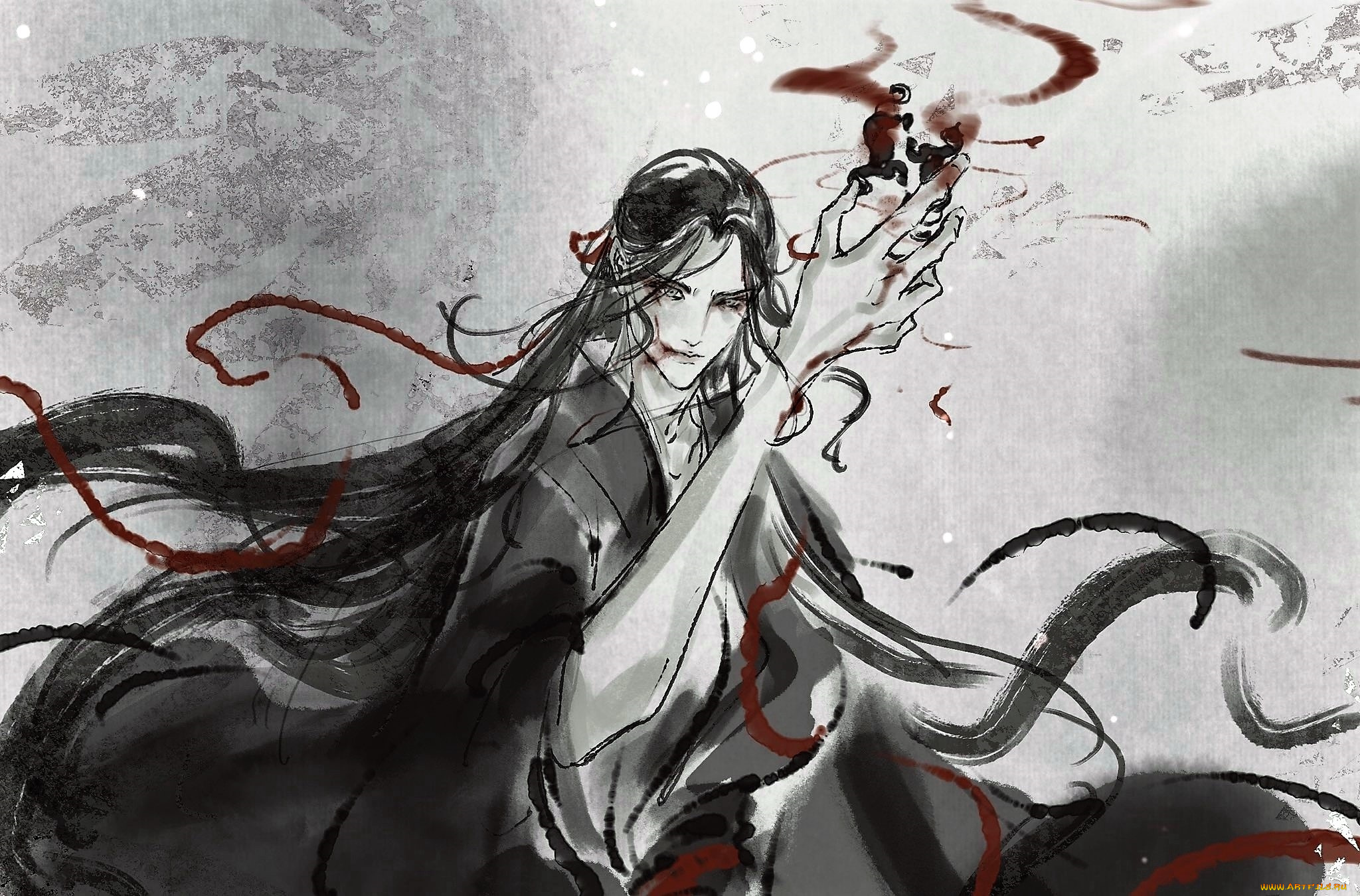 аниме, mo, dao, zu, shi, вэй, усянь, магия