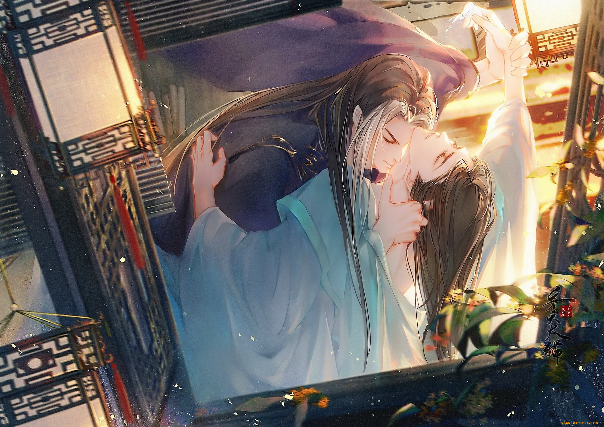 аниме, thousand, autumns, заклинатели, окно