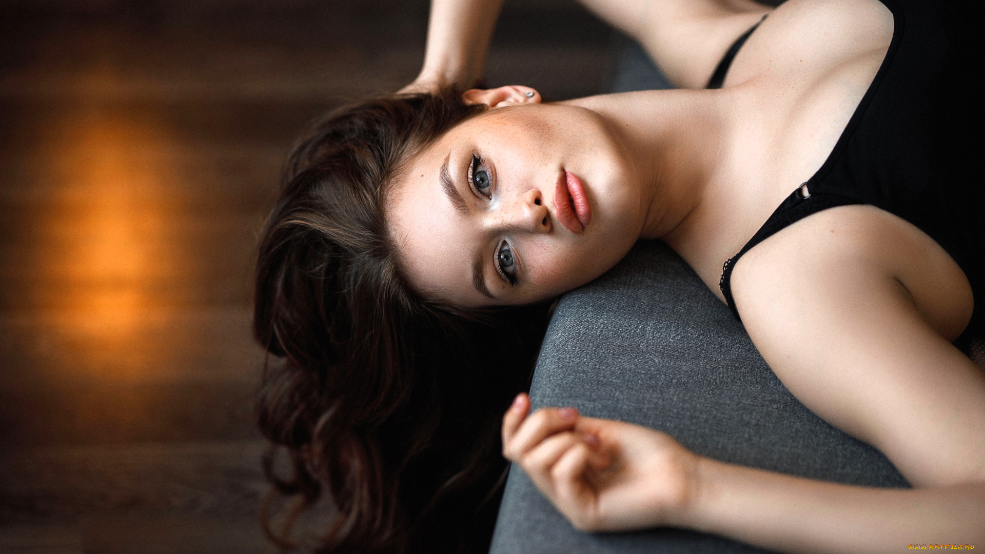 девушки, -, лица, , портреты, шатенка, лицо