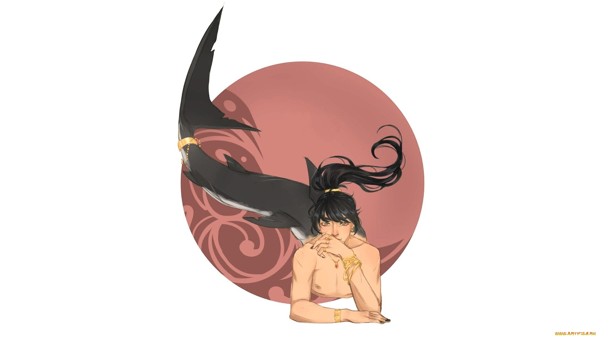 фэнтези, русалки, парень, русалка