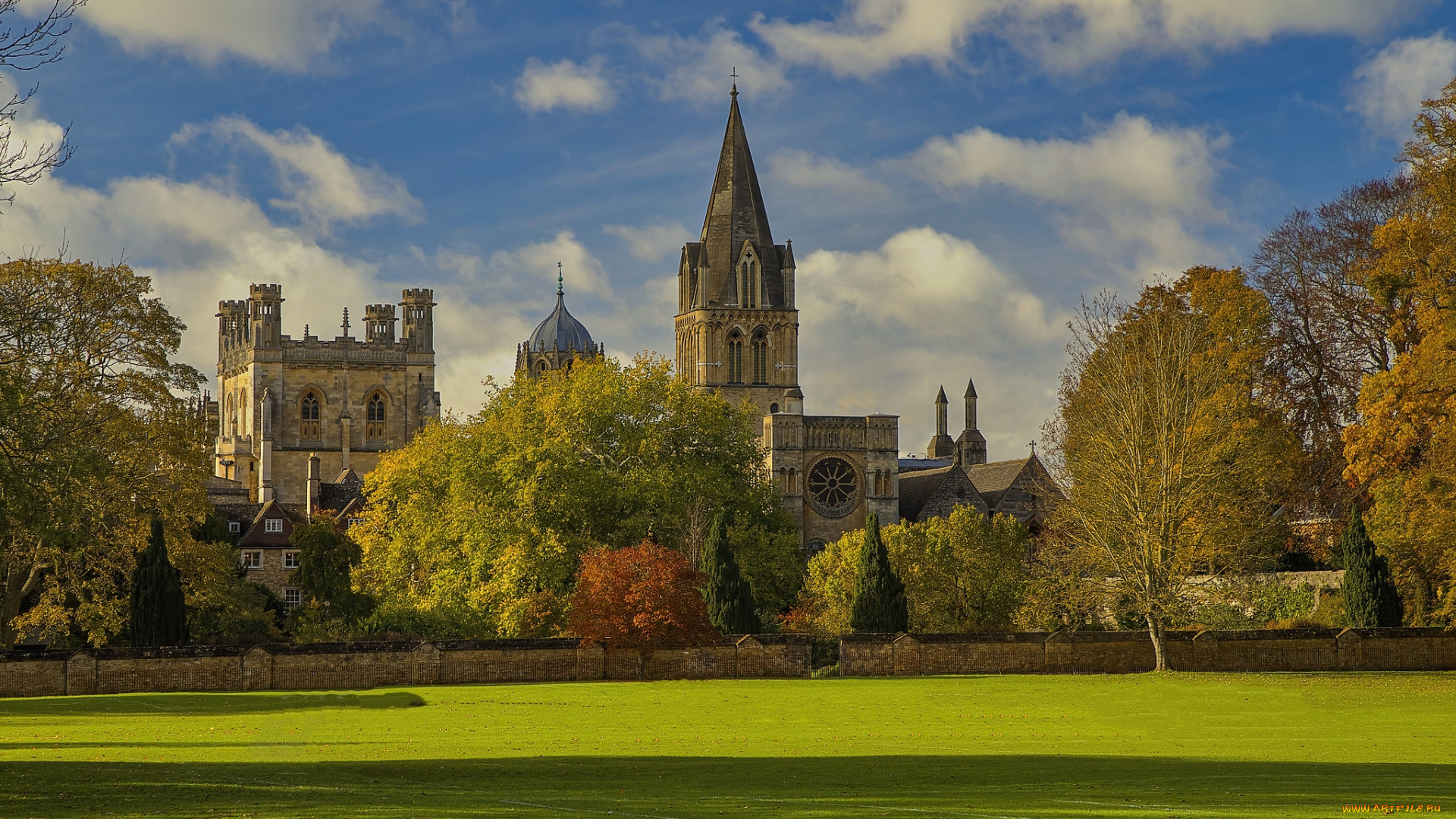 города, -, здания, , дома, англия, оксфорд