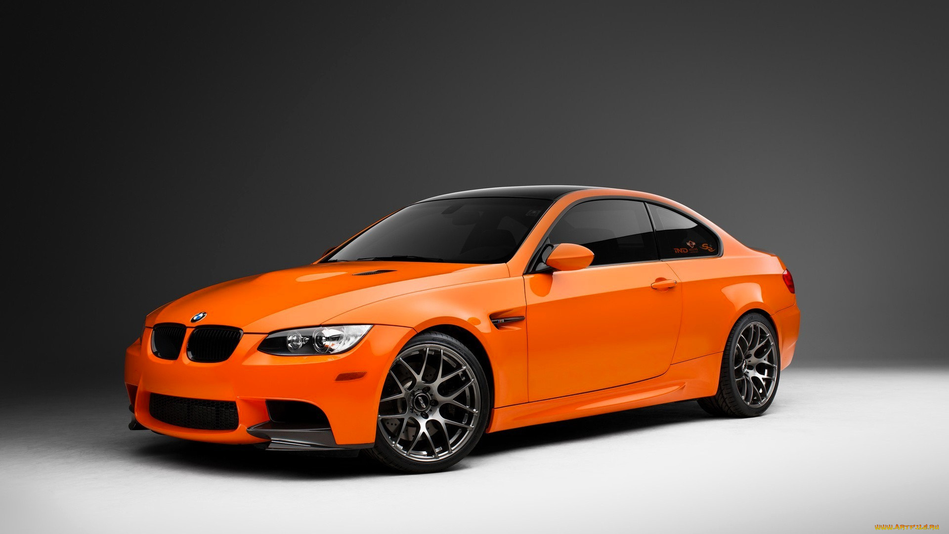 bmw, e92, автомобили, bmw, оранжевый