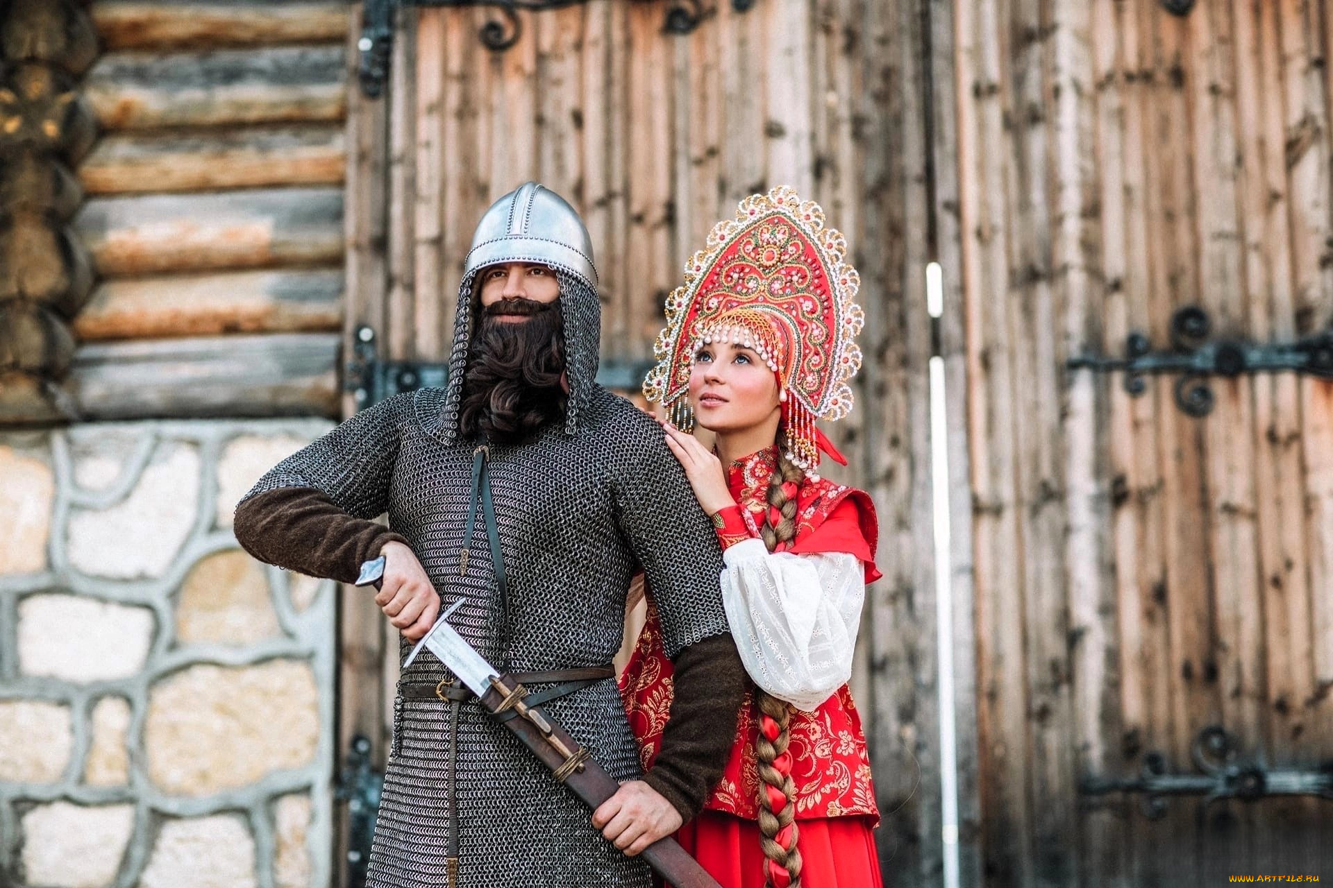 девушки, анна, шаховская, царевна, богатырь, крепость, образы, косплей, наряды