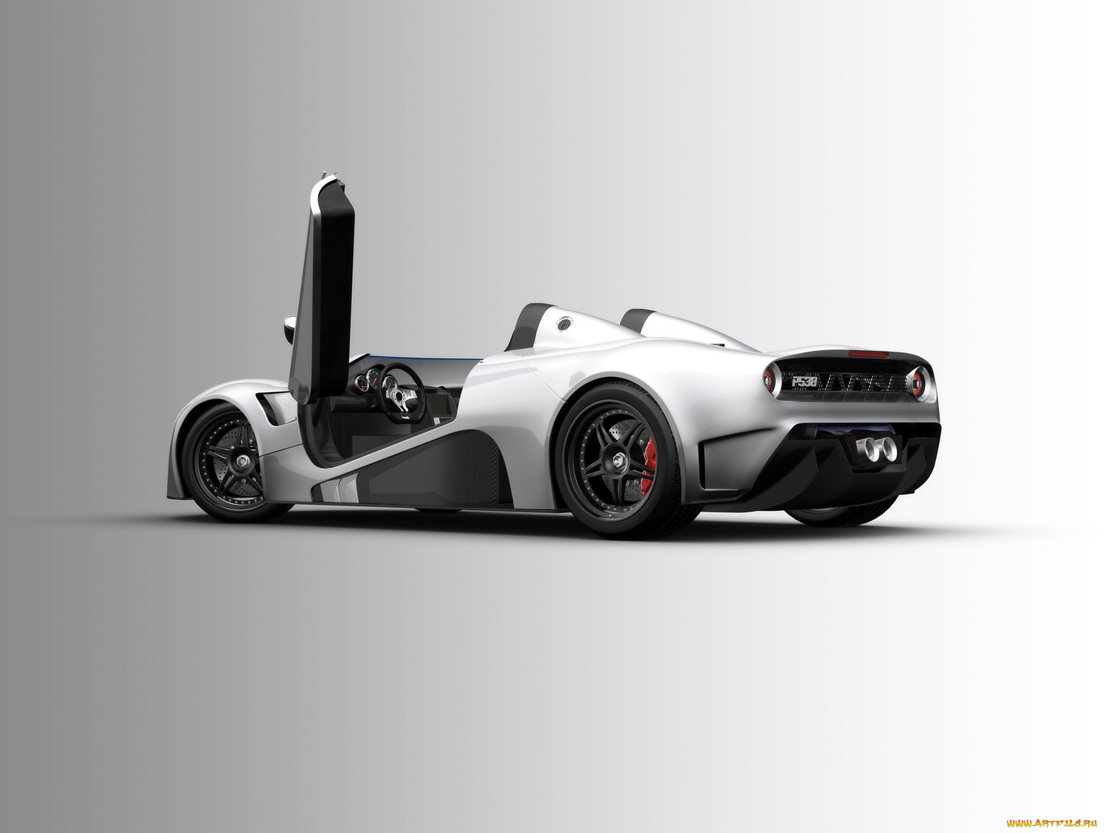 2008, scuderia, bizzarrini, livorno, p538, barchetta, автомобили, 3д