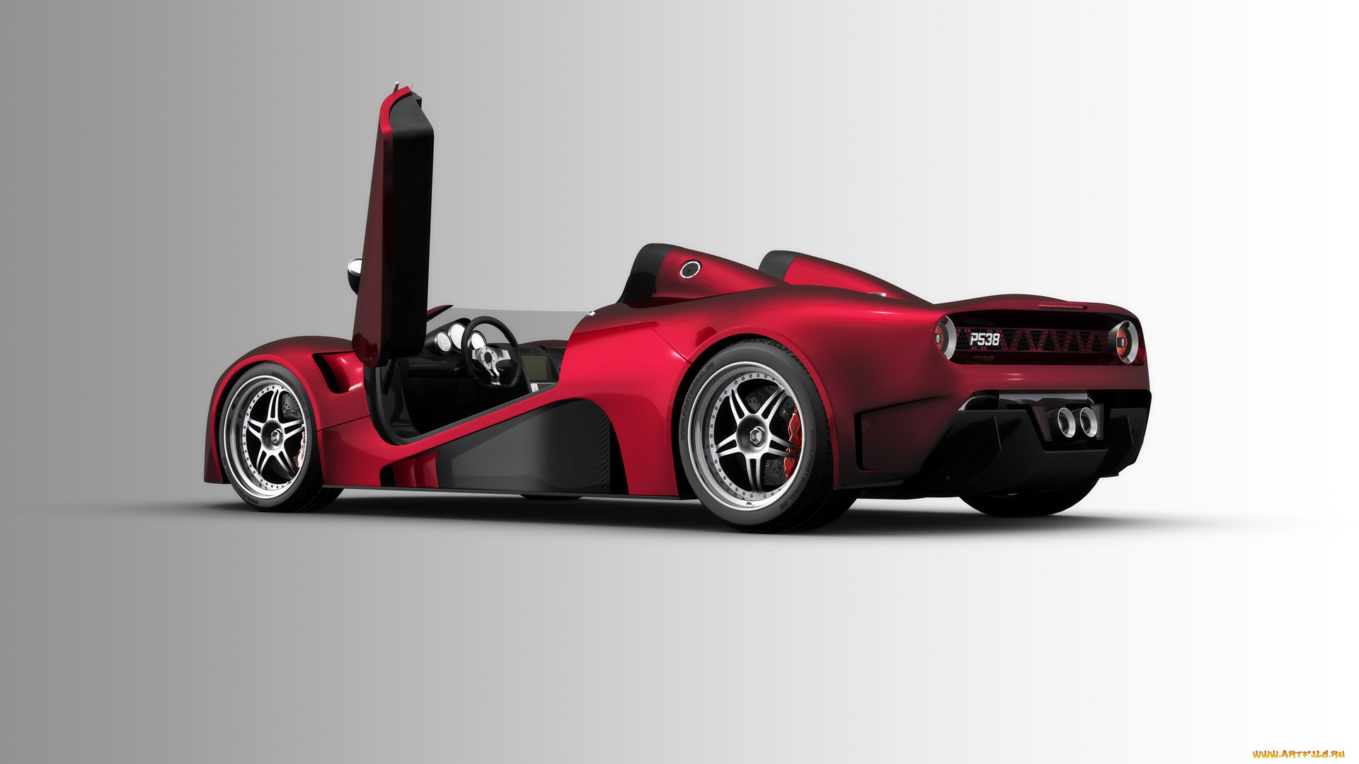 2008, scuderia, bizzarrini, livorno, p538, barchetta, автомобили, 3д