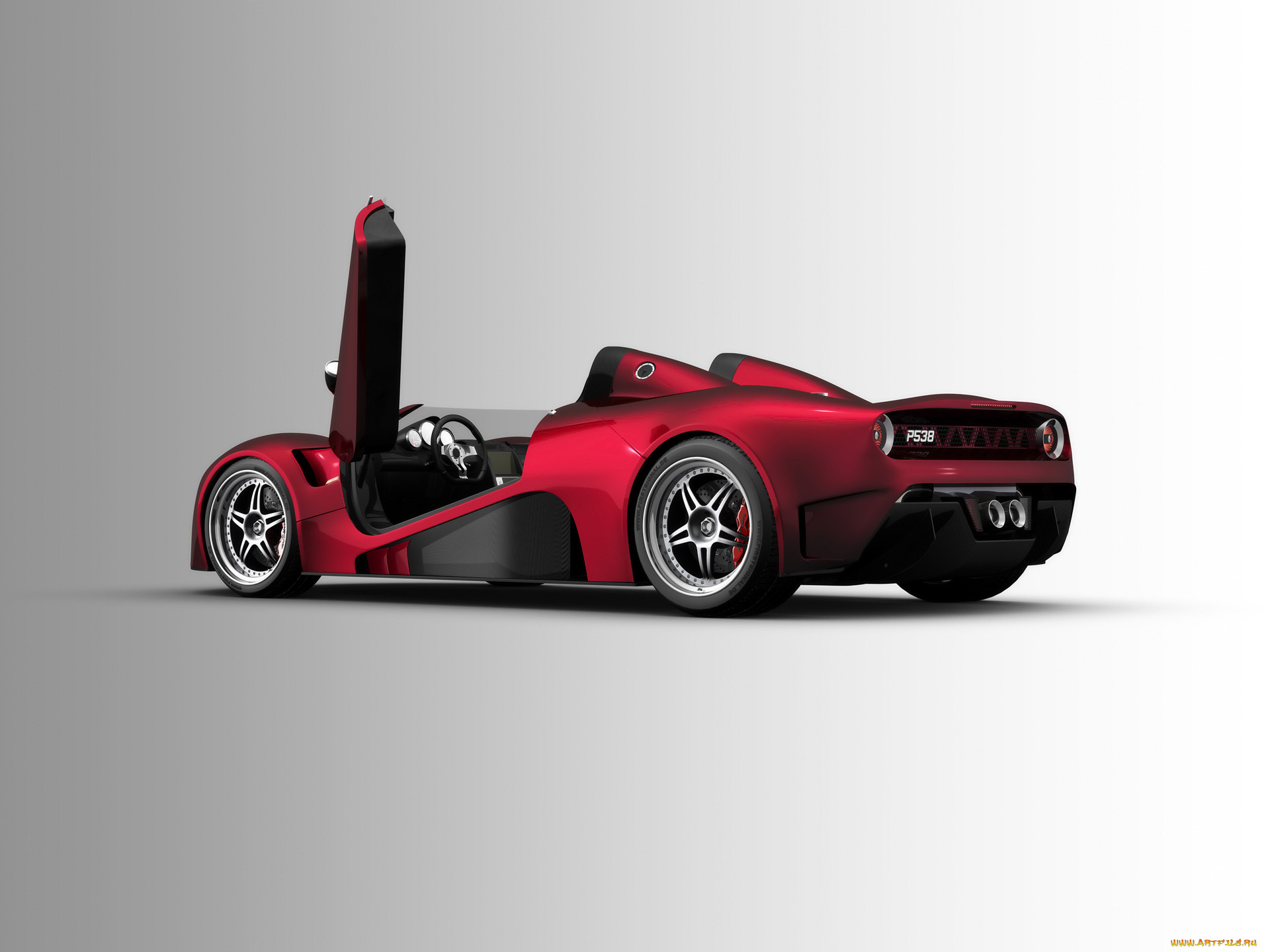 2008, scuderia, bizzarrini, livorno, p538, barchetta, автомобили, 3д