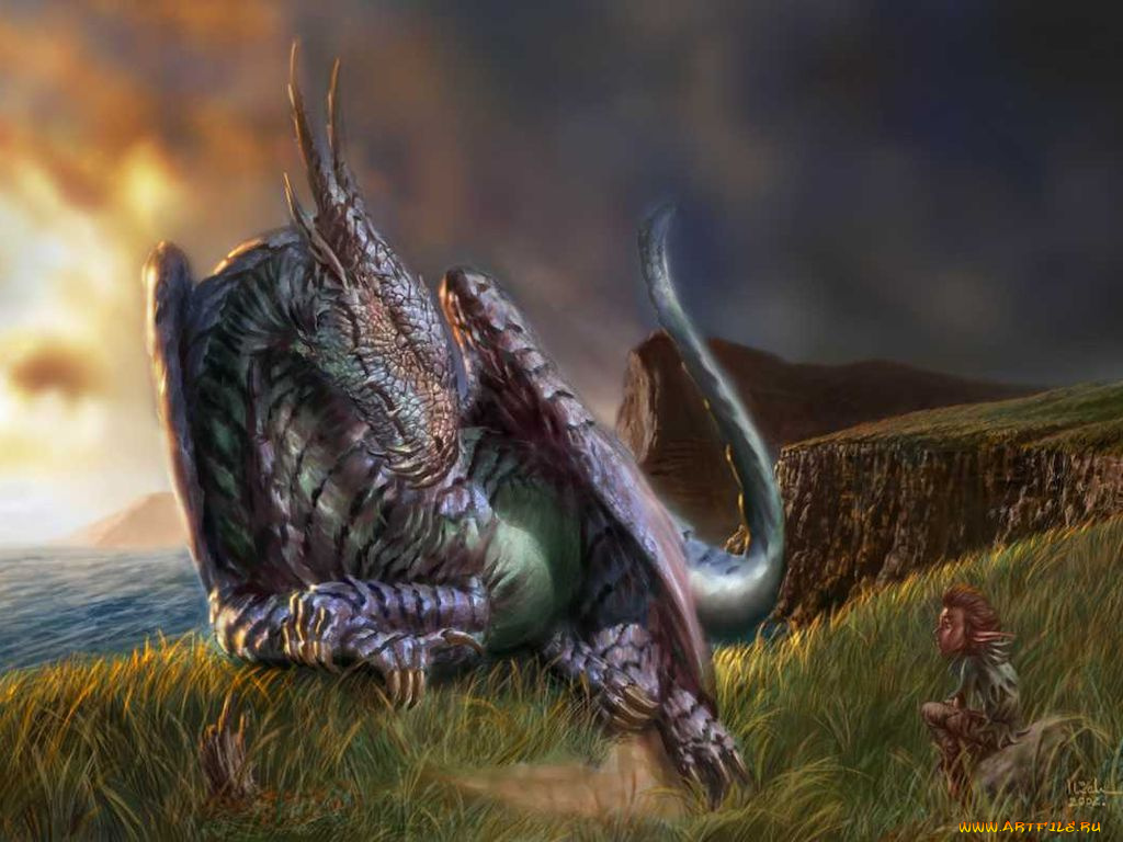 фэнтези, драконы