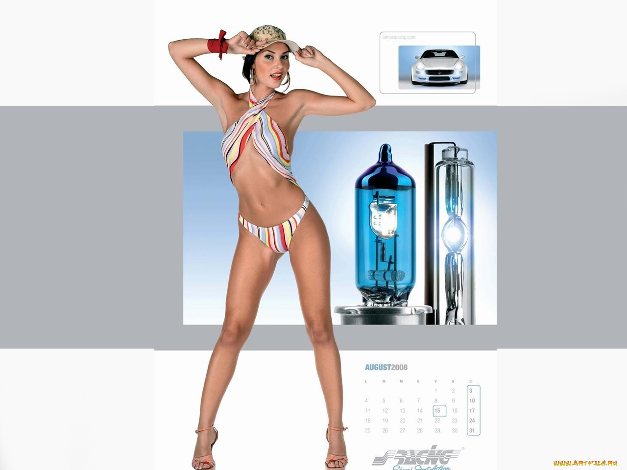 календари, девушки